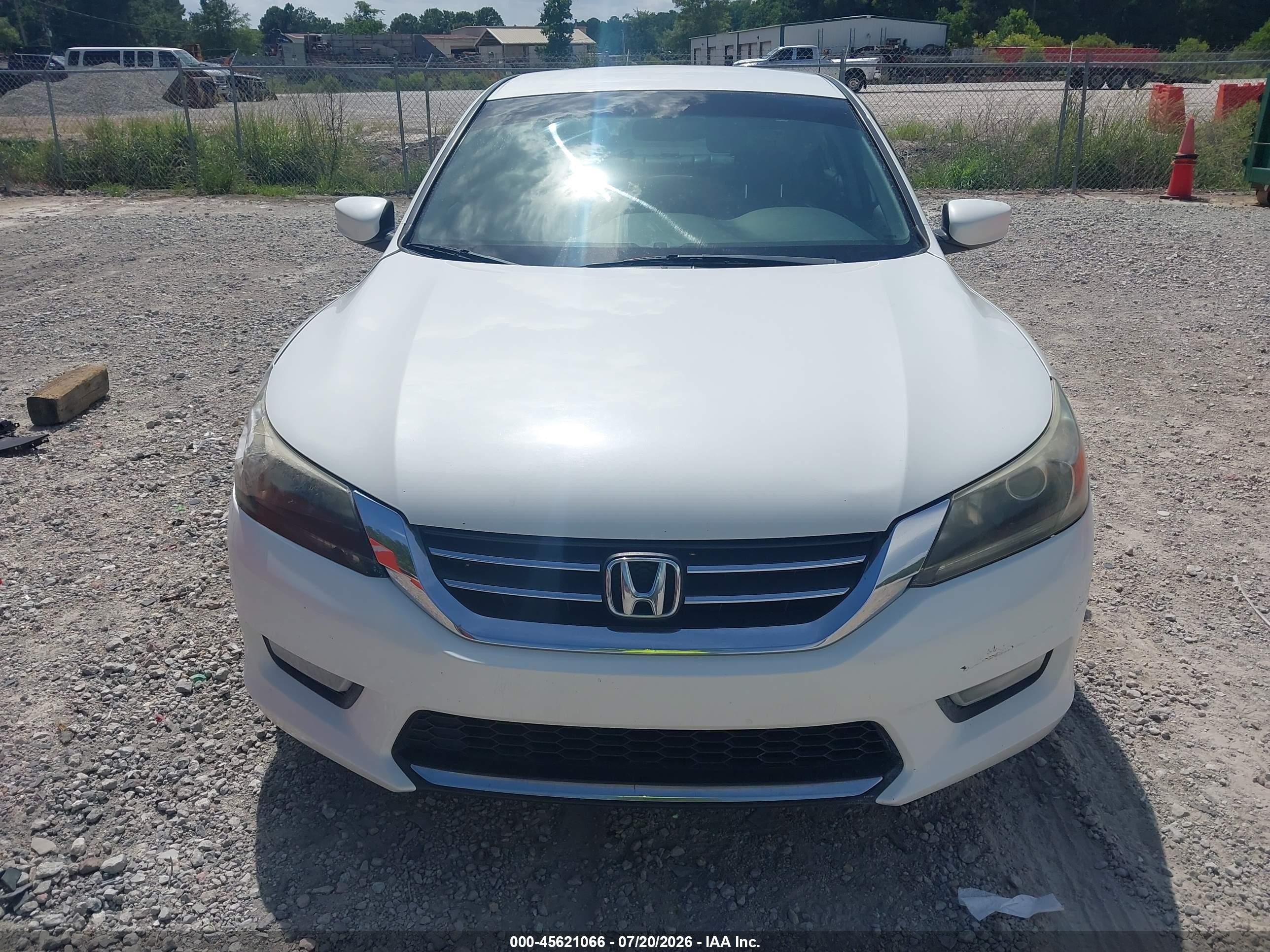 2013 Honda Accord Sport Белый vin: 1HGCR2F56DA031014
