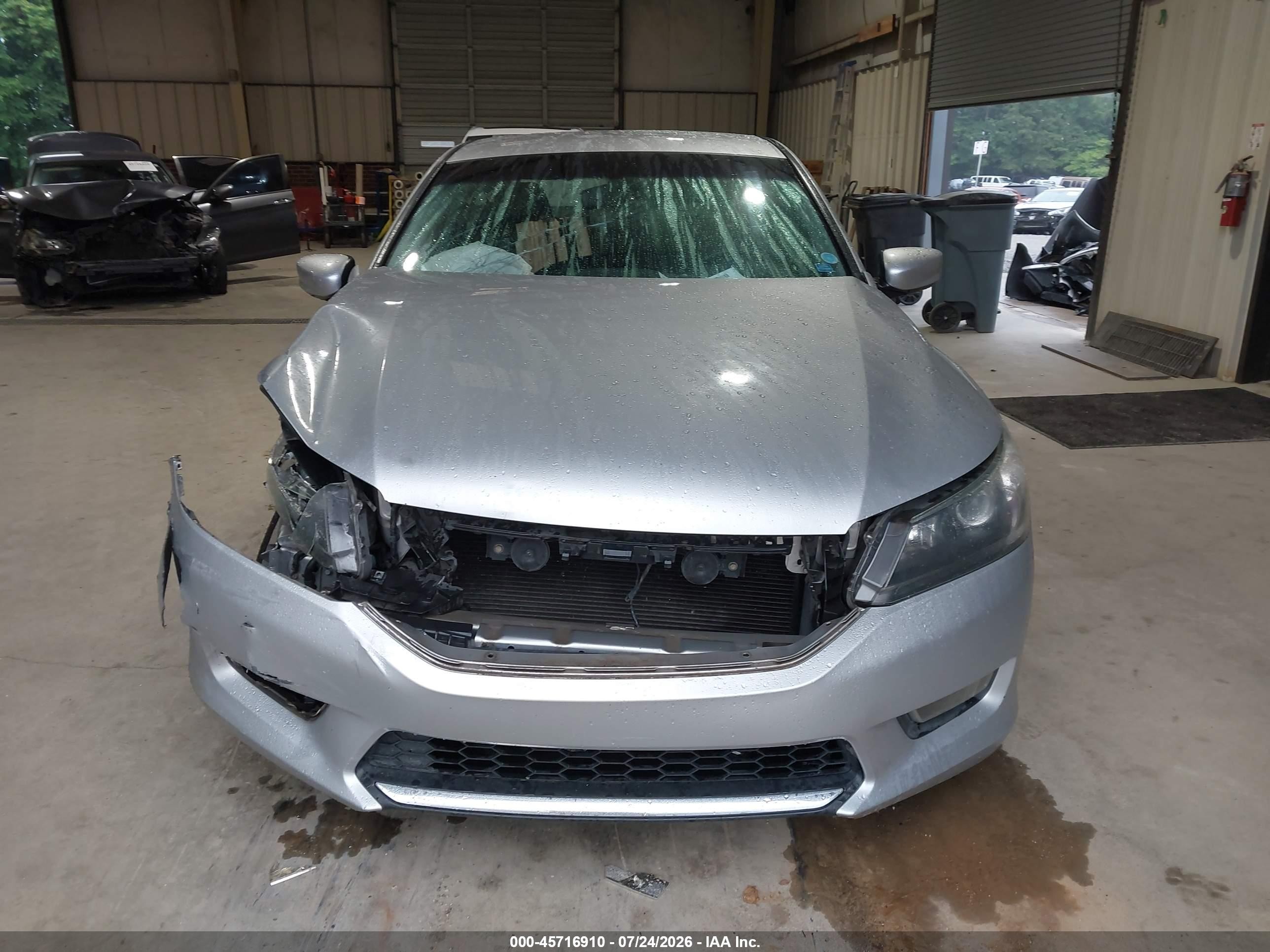 2013 Honda Accord Sport Серебряный vin: 1HGCR2F56DA036259