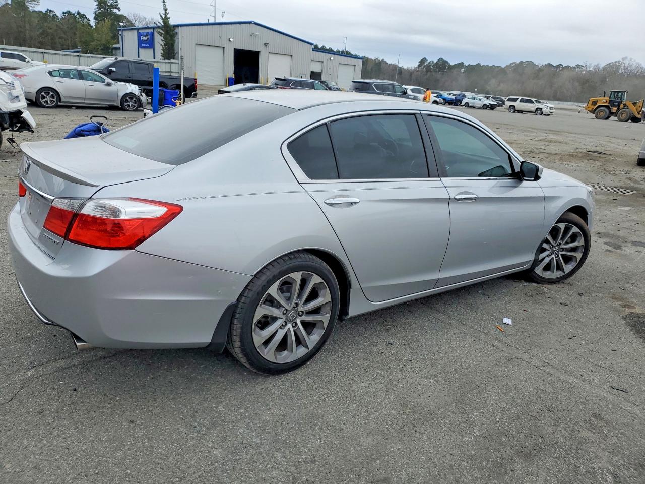 2013 Honda Accord Sport Silver vin: 1HGCR2F56DA044684