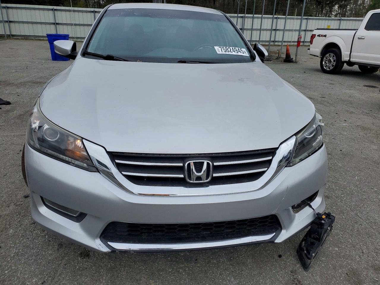 2013 Honda Accord Sport Silver vin: 1HGCR2F56DA044684