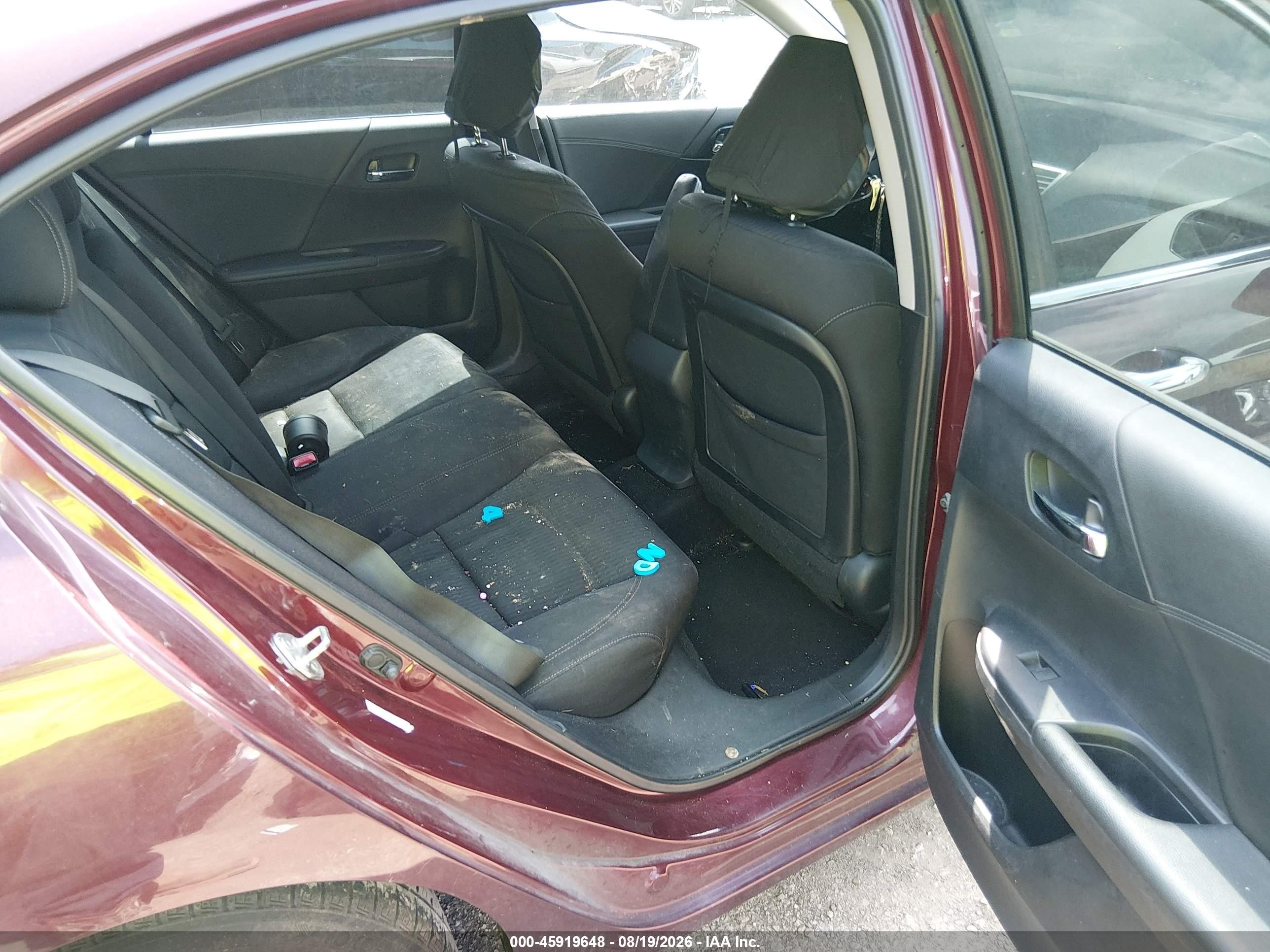 2013 Honda Accord Sport Burgundy vin: 1HGCR2F56DA059802