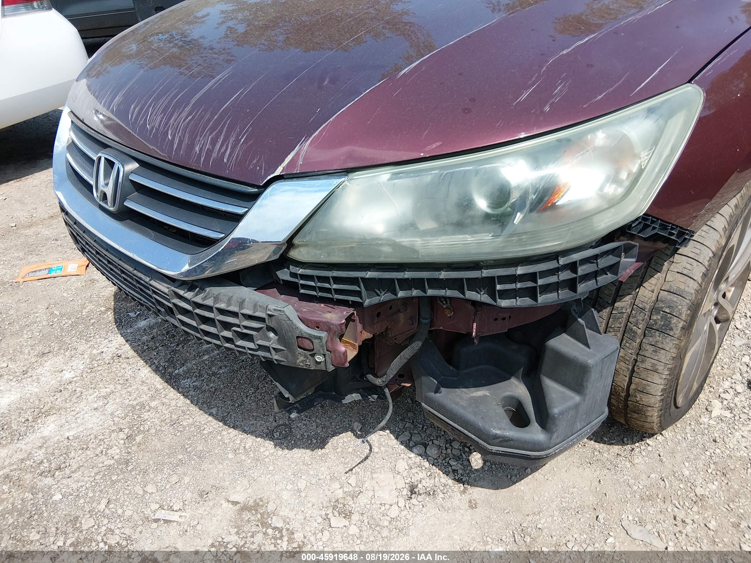 2013 Honda Accord Sport Burgundy vin: 1HGCR2F56DA059802