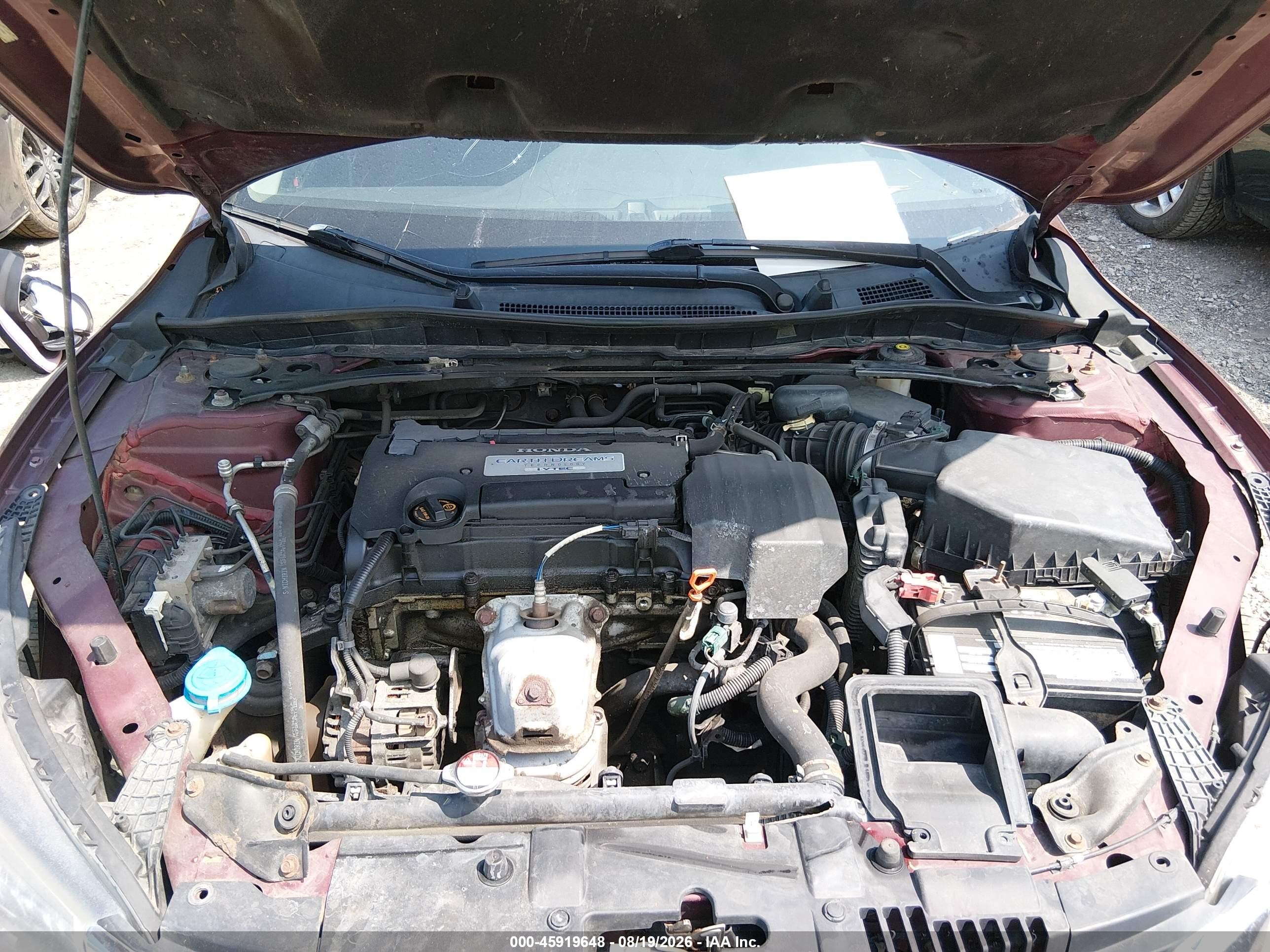 2013 Honda Accord Sport Burgundy vin: 1HGCR2F56DA059802