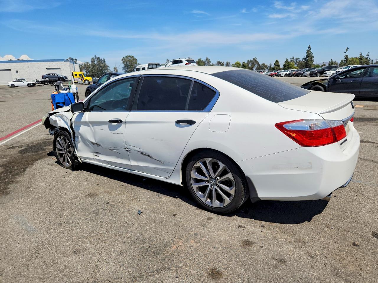 2013 Honda Accord Sport White vin: 1HGCR2F56DA068029