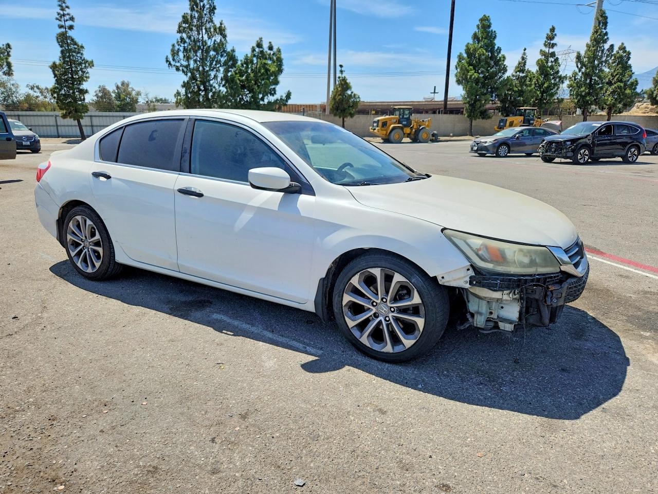 2013 Honda Accord Sport White vin: 1HGCR2F56DA068029