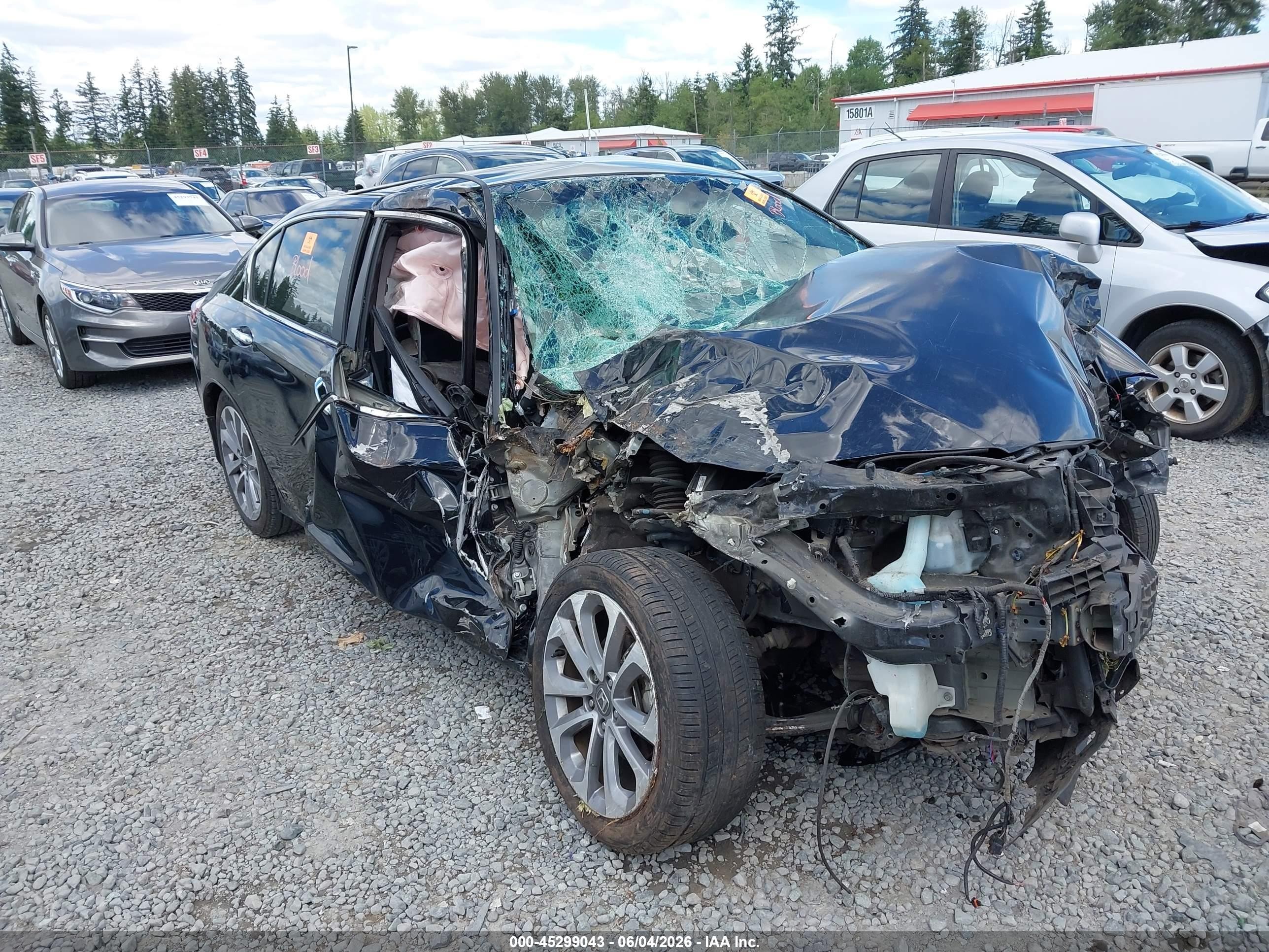 2013 Honda Accord Sport Black vin: 1HGCR2F56DA078219
