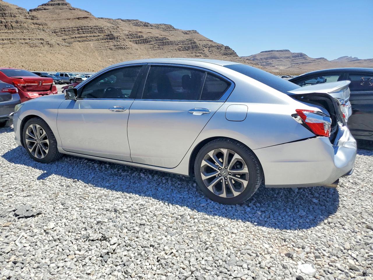 2013 Honda Accord Sport Silver vin: 1HGCR2F56DA099037
