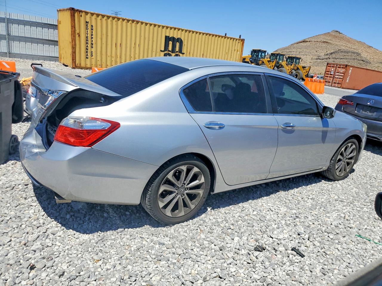 2013 Honda Accord Sport Silver vin: 1HGCR2F56DA099037