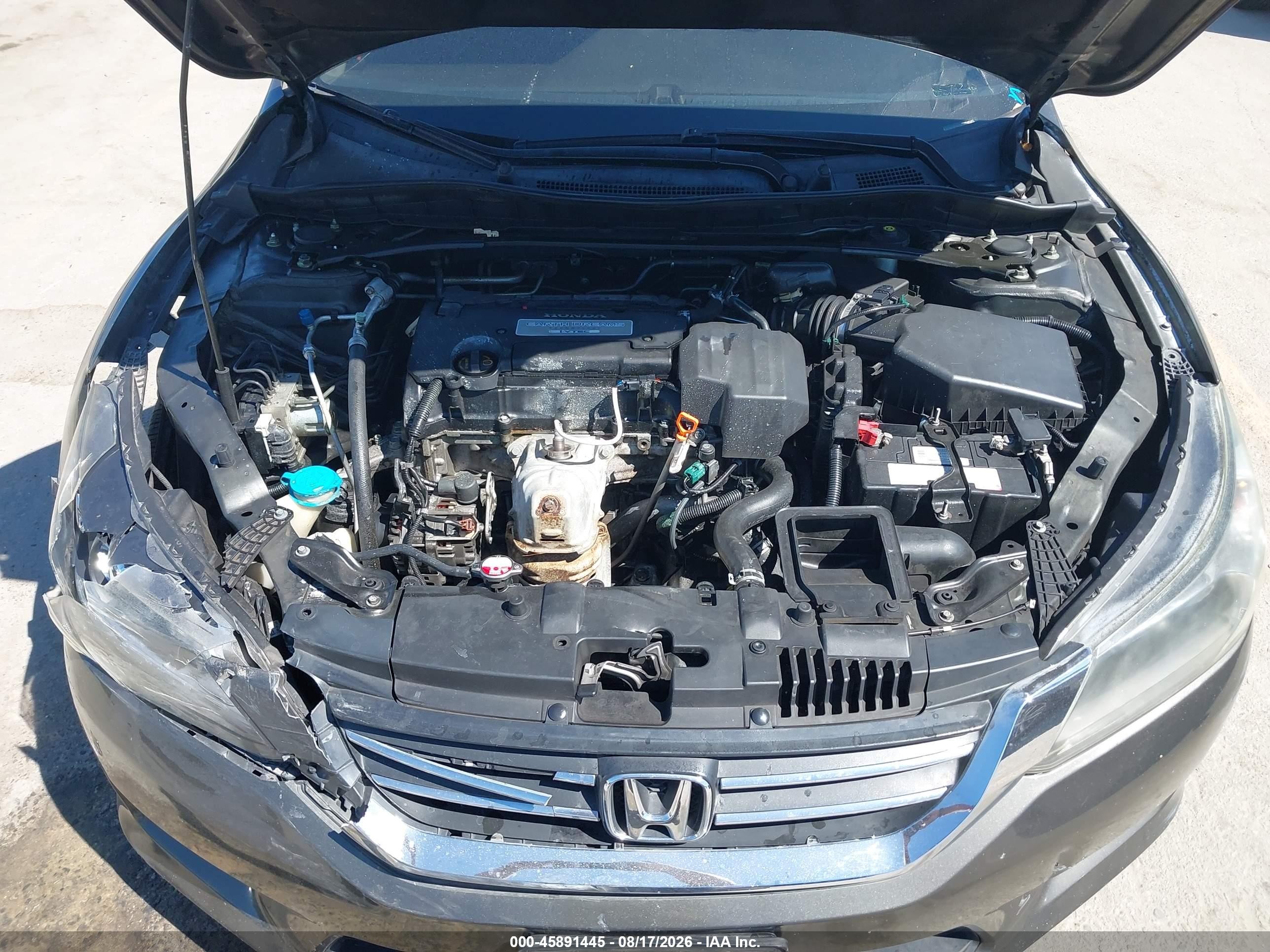 2013 Honda Accord Sport Gray vin: 1HGCR2F56DA124308