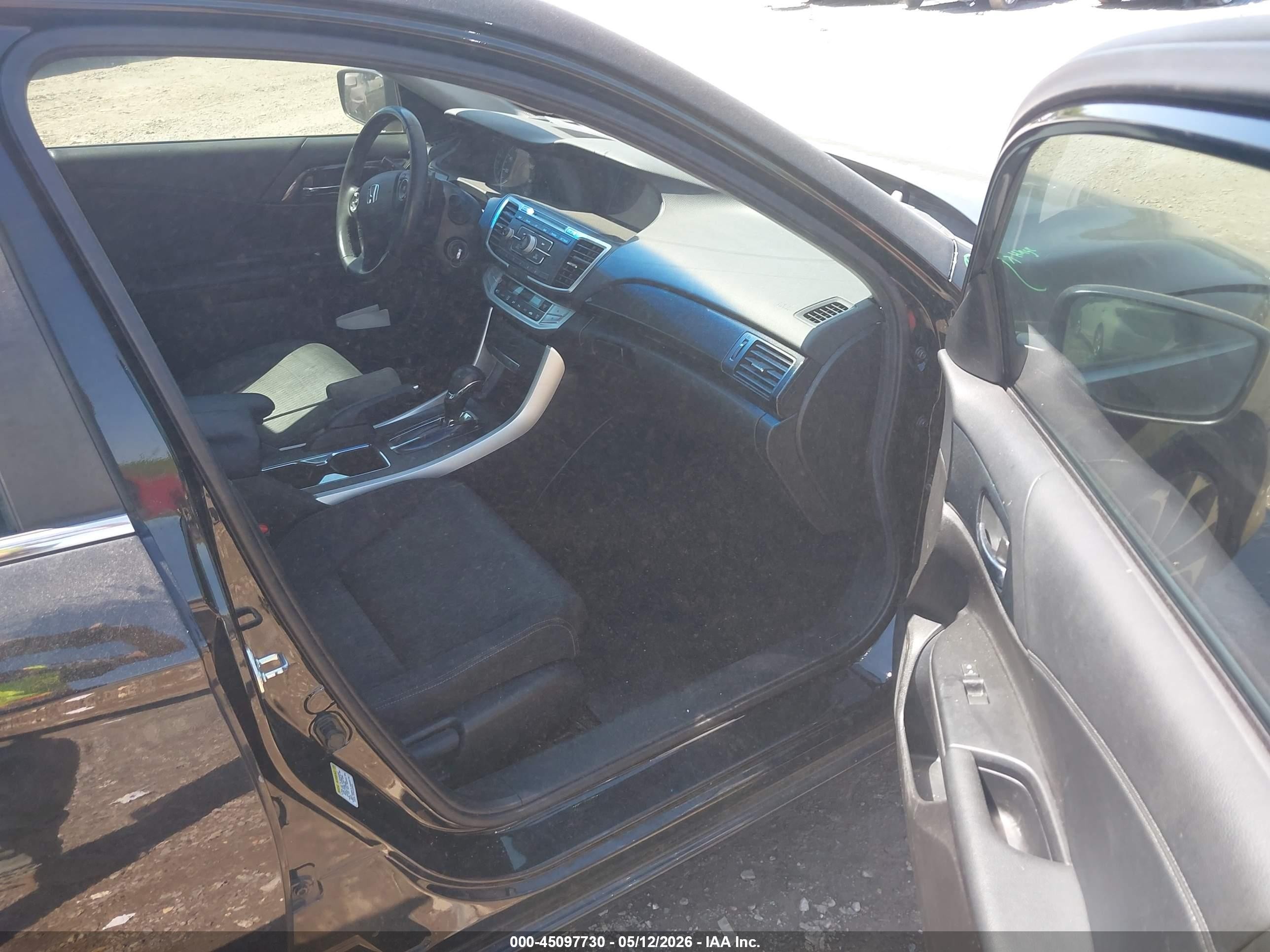 2013 Honda Accord Sport Black vin: 1HGCR2F56DA155607