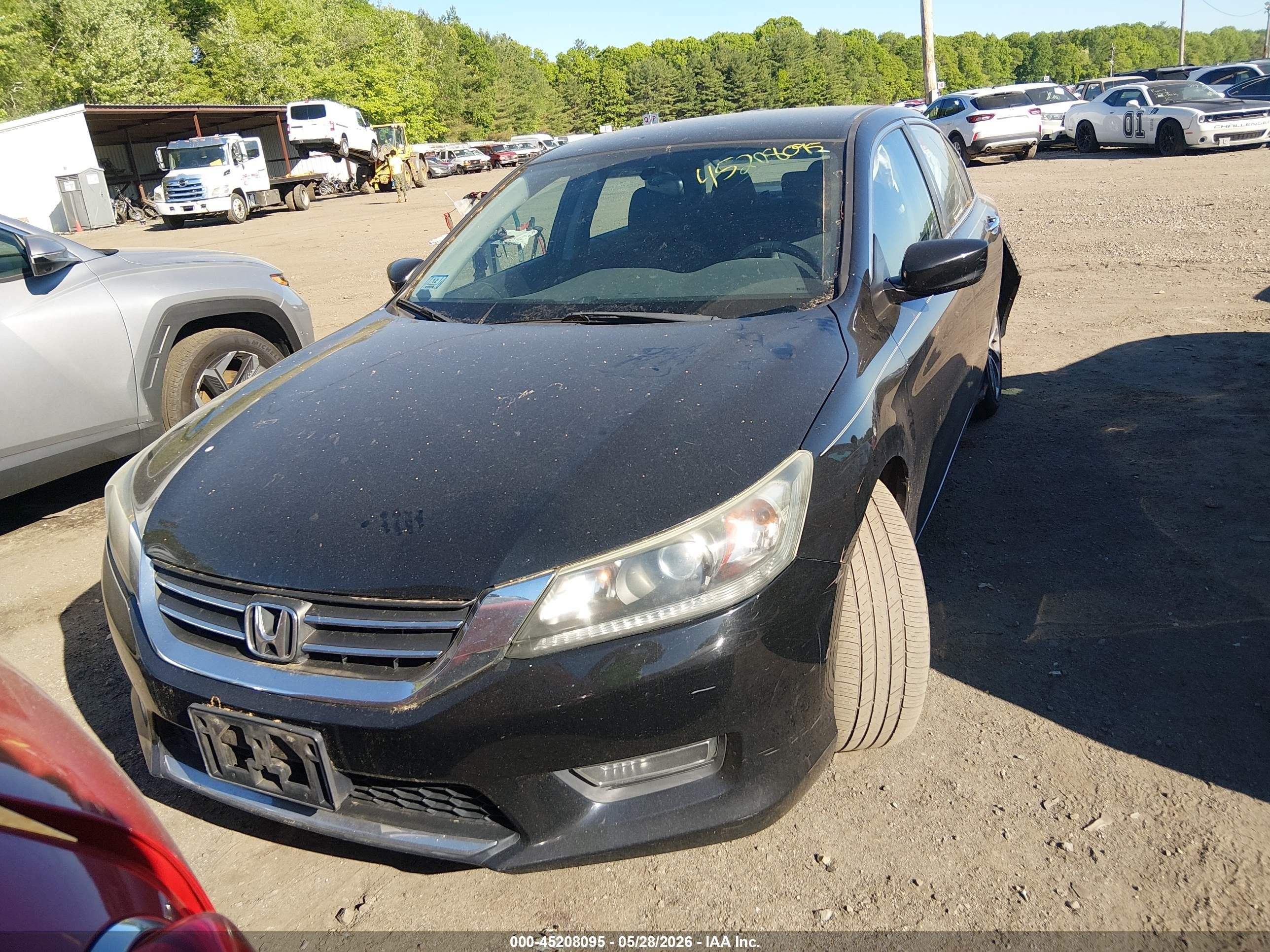 2013 Honda Accord Sport Black vin: 1HGCR2F56DA222254