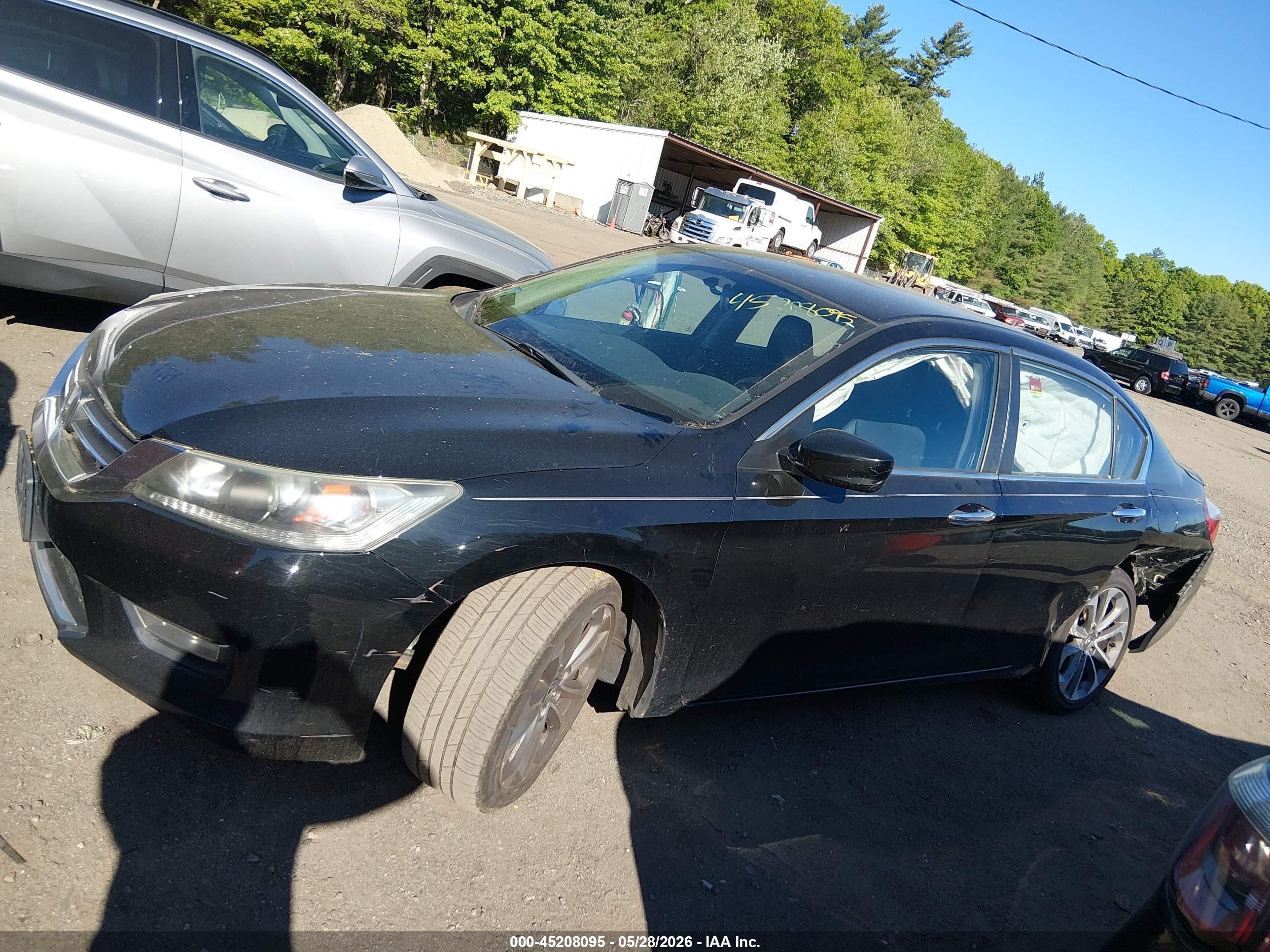 2013 Honda Accord Sport Black vin: 1HGCR2F56DA222254