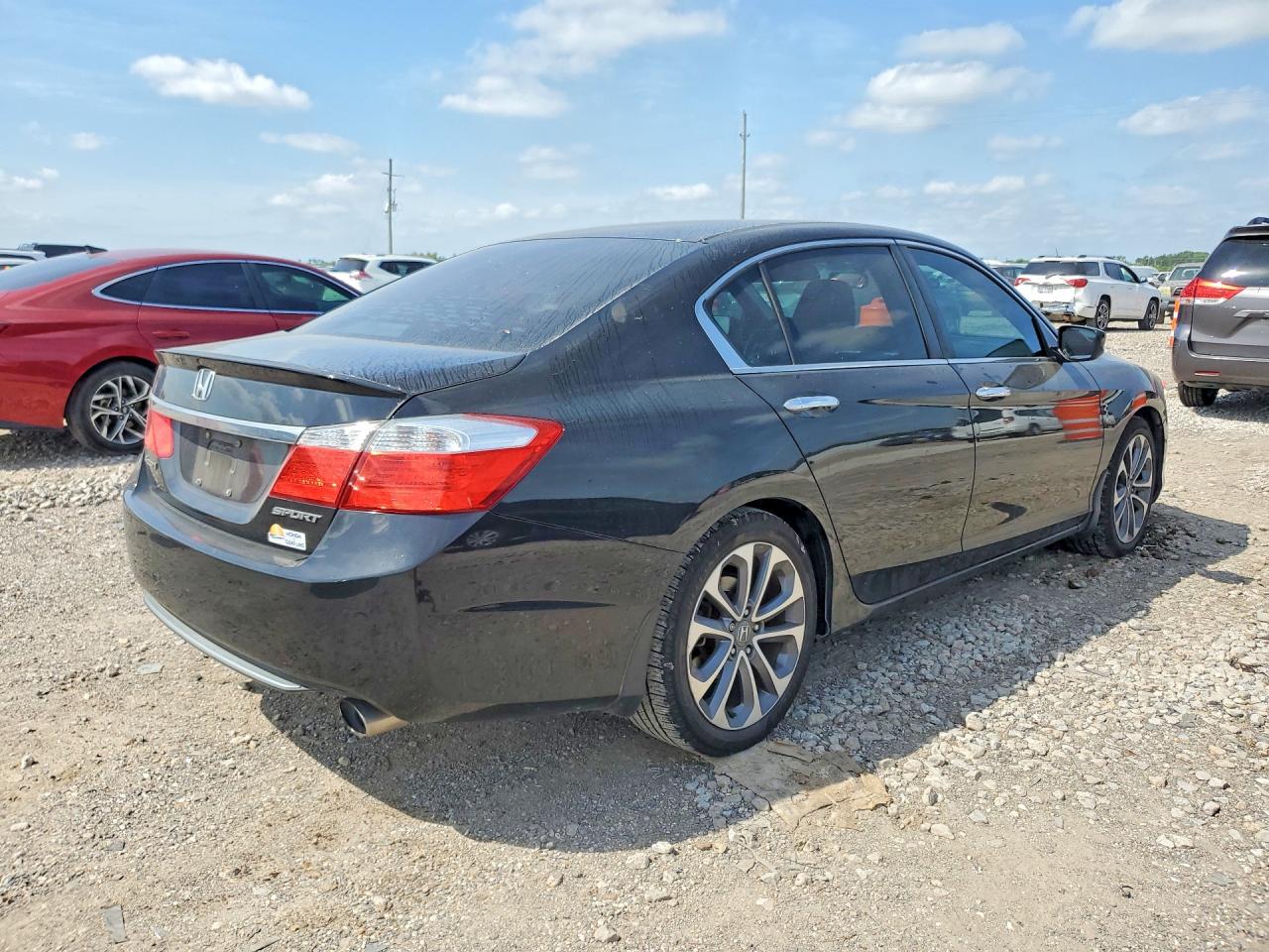 2013 Honda Accord Sport Черный vin: 1HGCR2F56DA237482