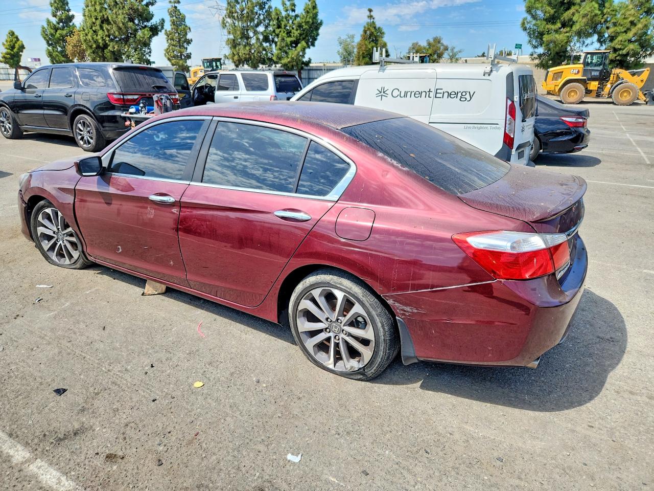 2013 Honda Accord Sport Burgundy vin: 1HGCR2F56DA253178