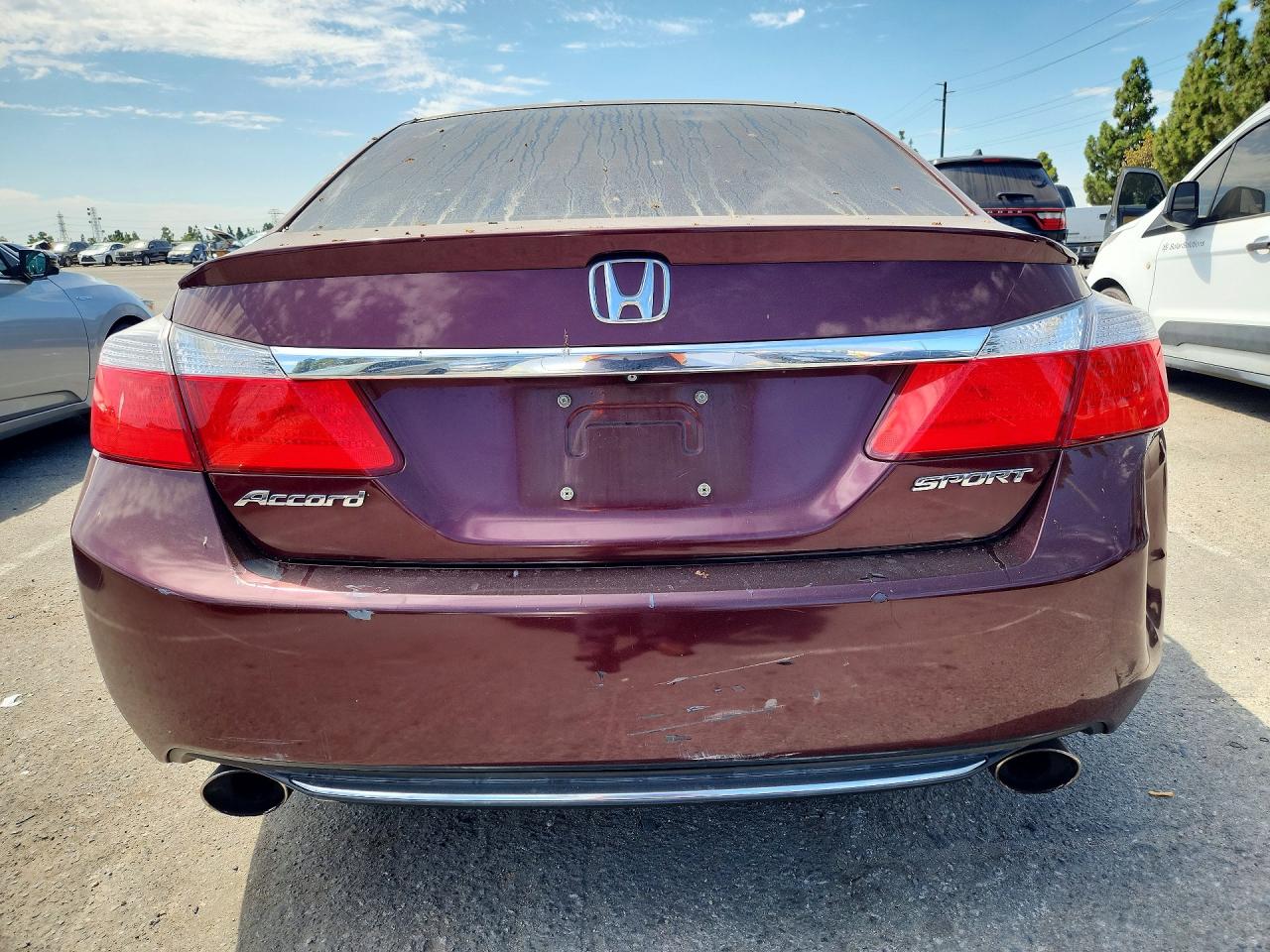 2013 Honda Accord Sport Burgundy vin: 1HGCR2F56DA253178