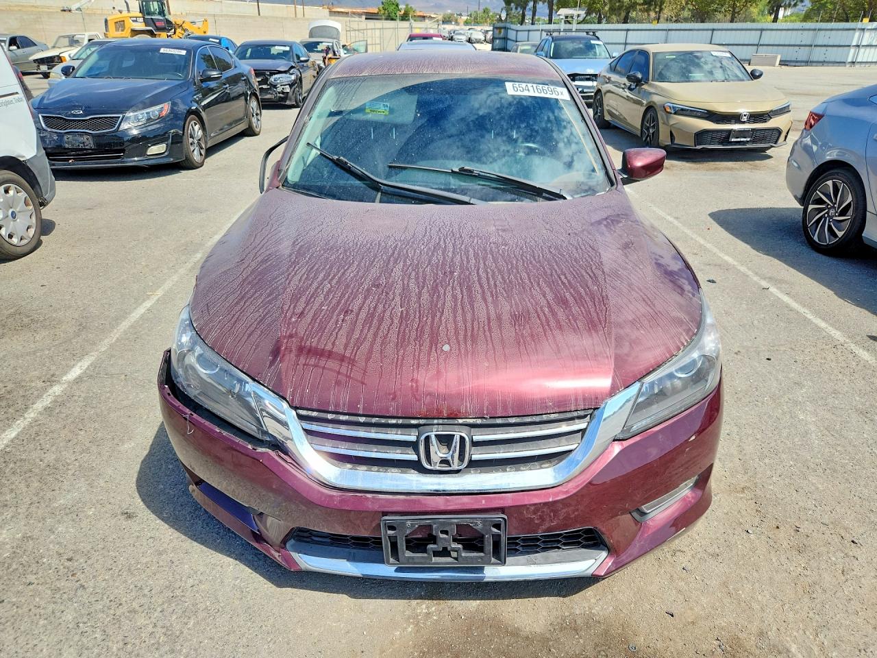 2013 Honda Accord Sport Burgundy vin: 1HGCR2F56DA253178