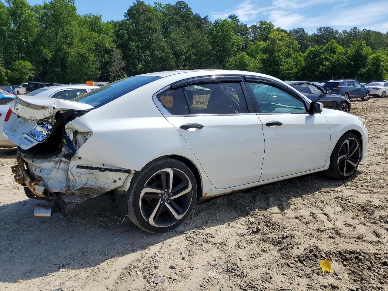 2013 Honda Accord Sport White vin: 1HGCR2F56DA278713