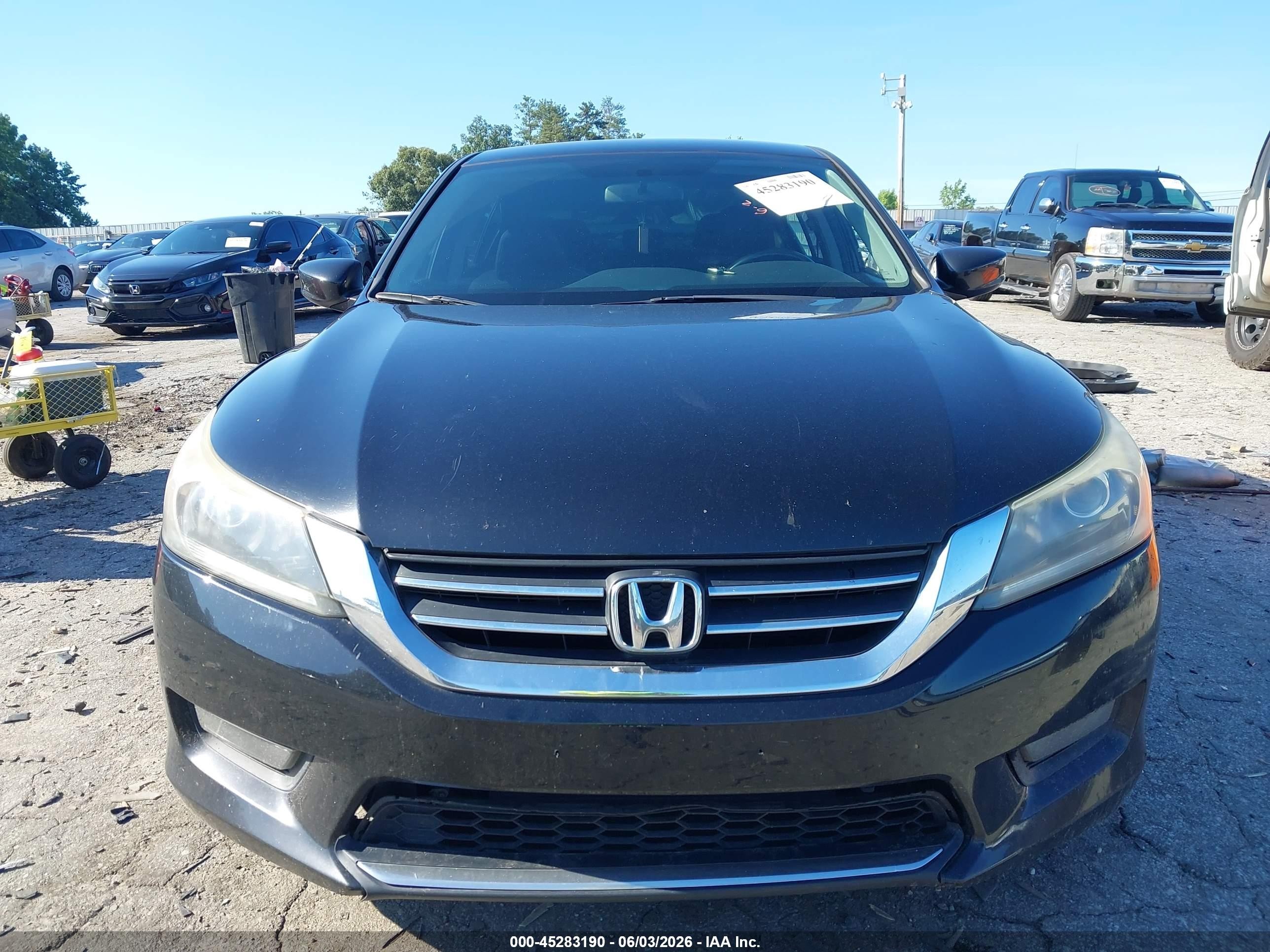 2014 Honda Accord Sport Black vin: 1HGCR2F56EA046971