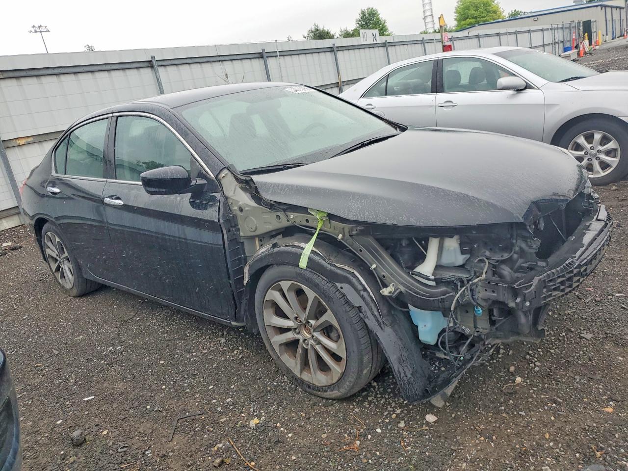2014 Honda Accord Sport Черный vin: 1HGCR2F56EA067531