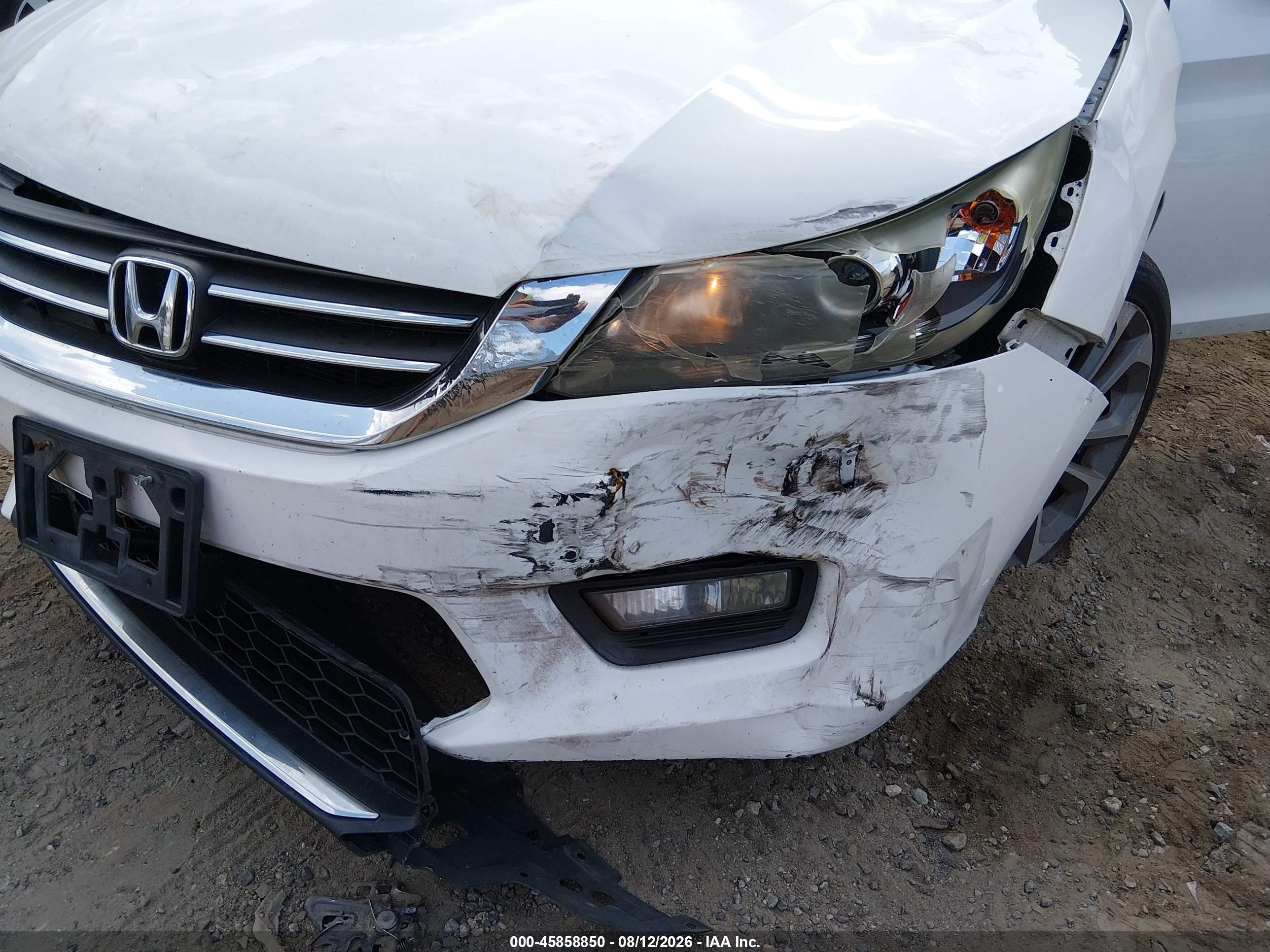 2014 Honda Accord Sport White vin: 1HGCR2F56EA115044