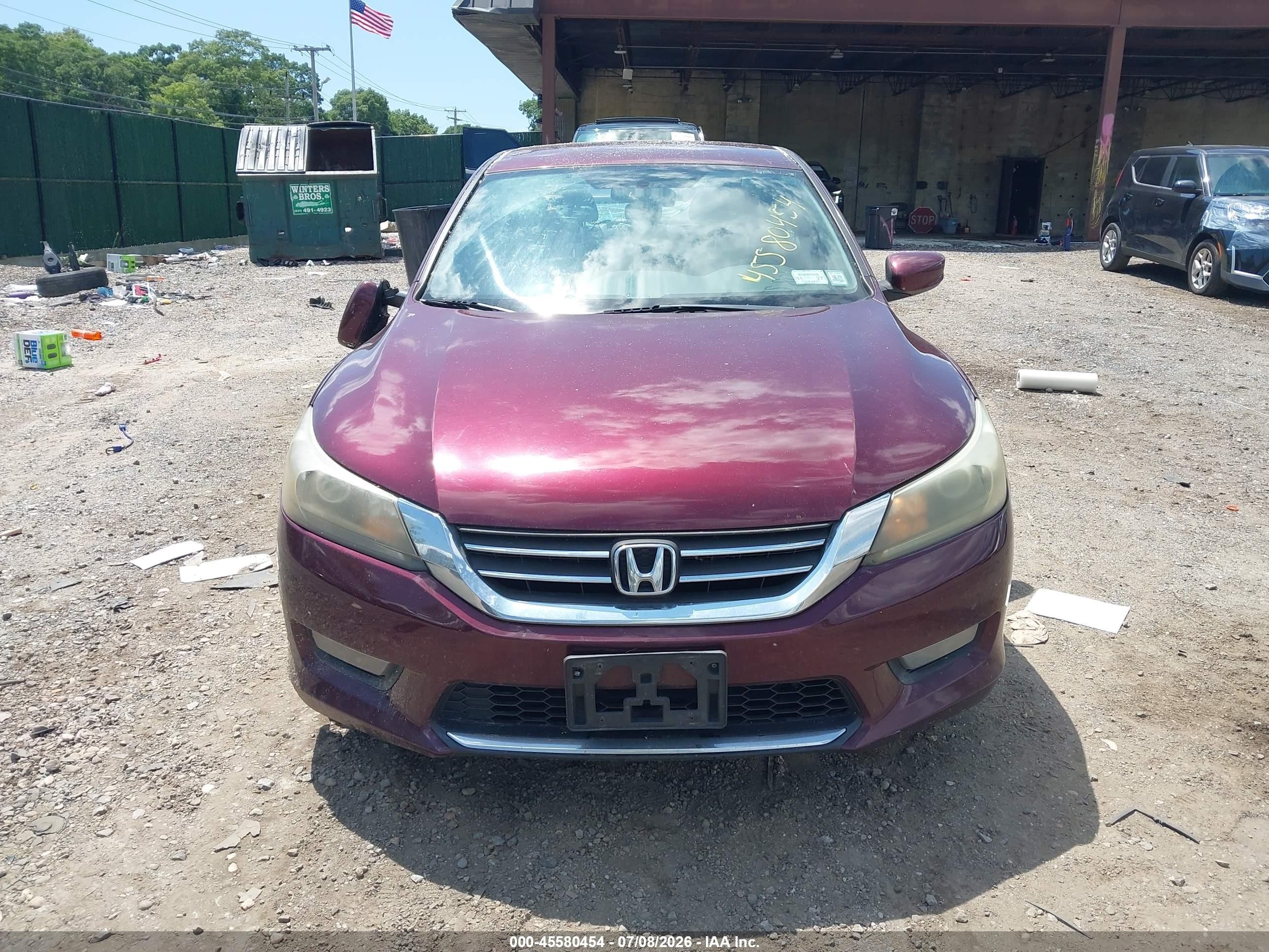 2014 Honda Accord Sport Red vin: 1HGCR2F56EA134743