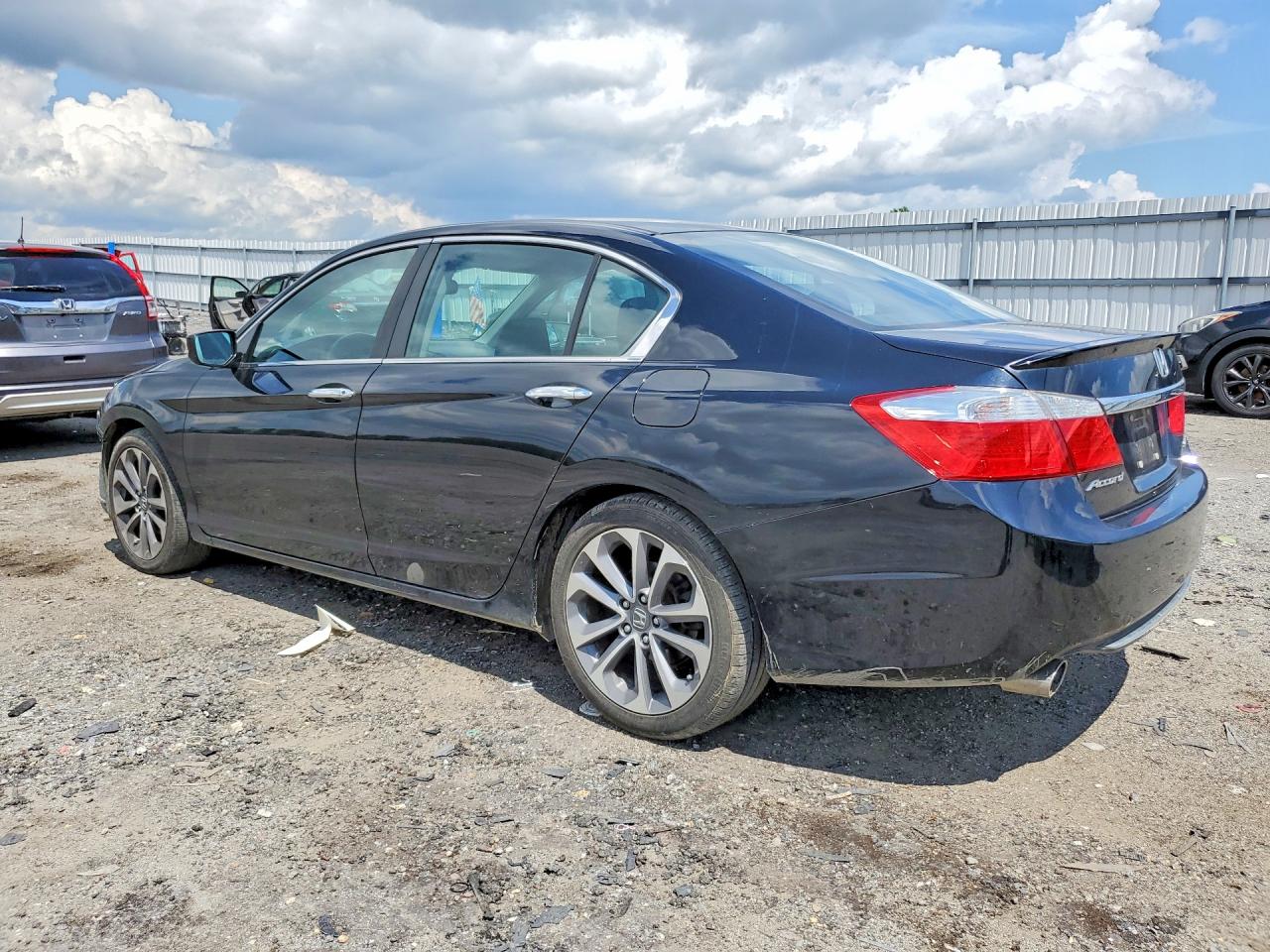 2014 Honda Accord Sport Черный vin: 1HGCR2F56EA145760