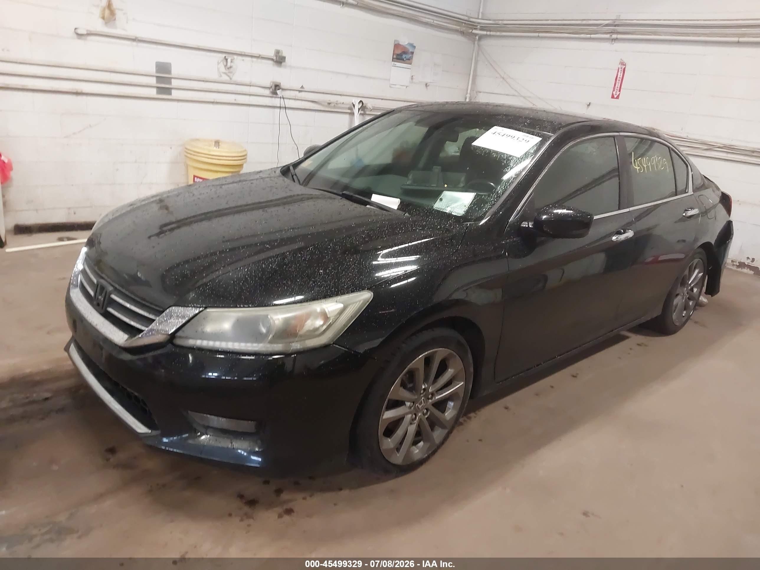 2014 Honda Accord Sport Black vin: 1HGCR2F56EA225799