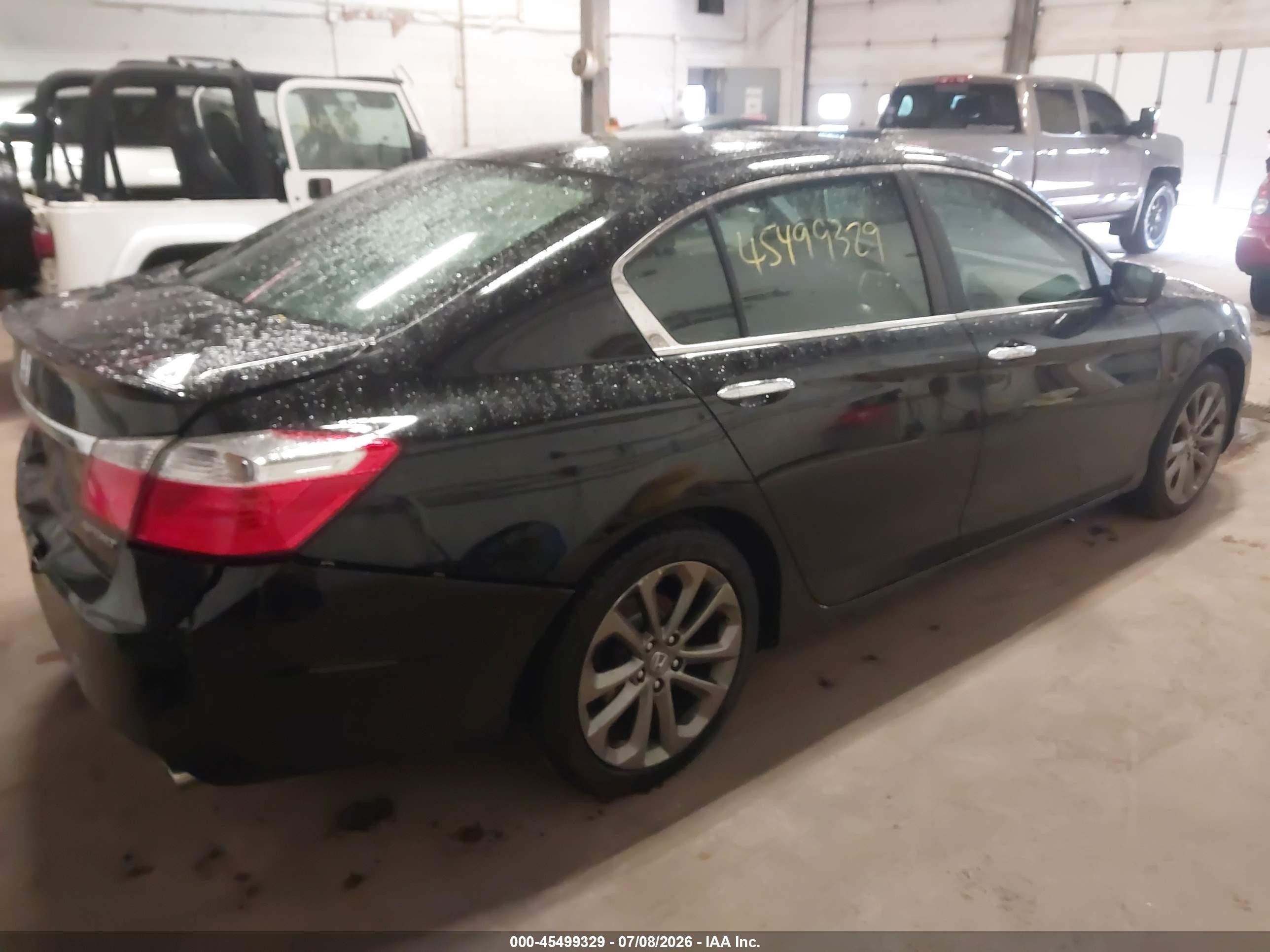 2014 Honda Accord Sport Black vin: 1HGCR2F56EA225799