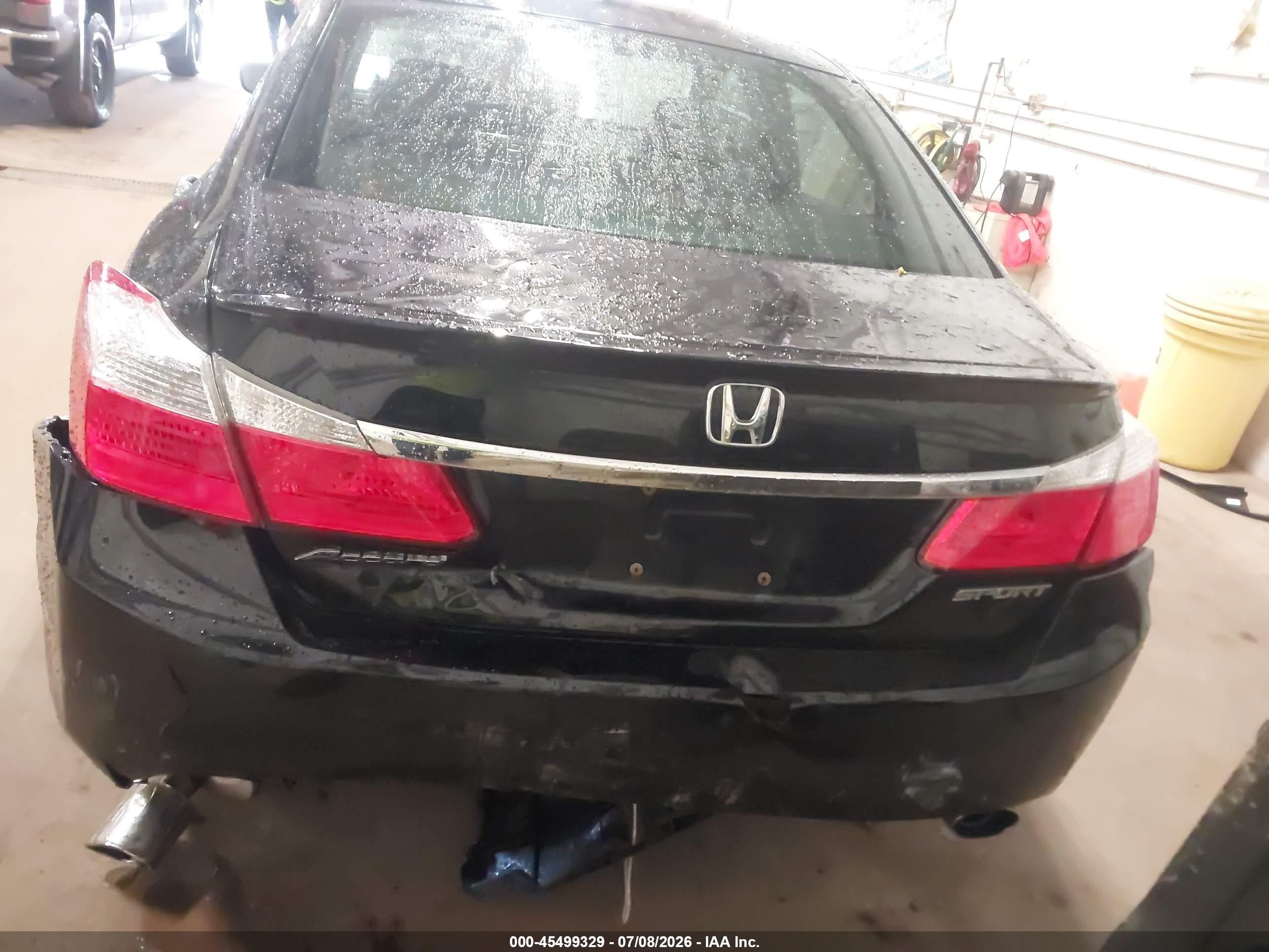 2014 Honda Accord Sport Black vin: 1HGCR2F56EA225799