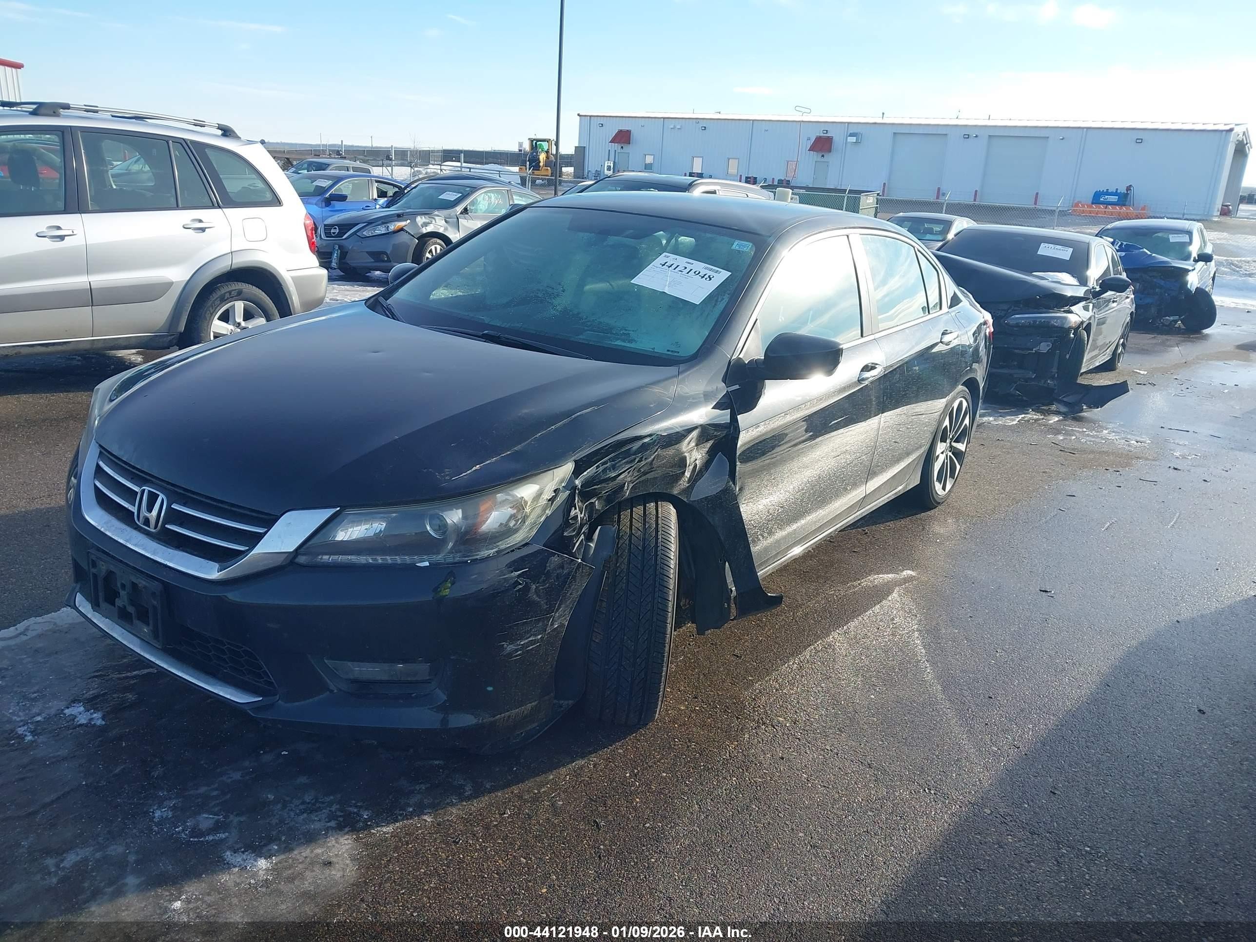 2014 Honda Accord Sport Black vin: 1HGCR2F56EA251402