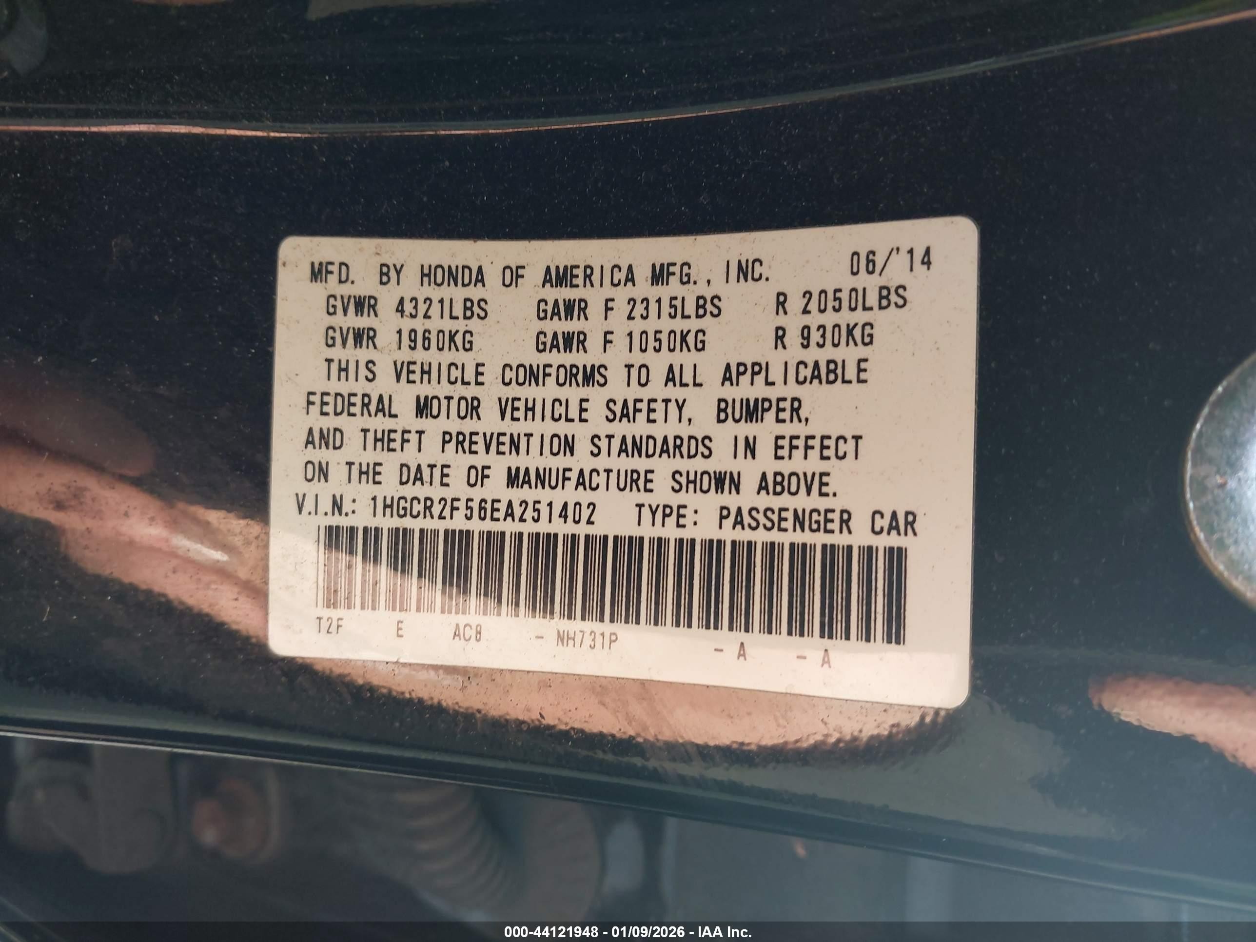 2014 Honda Accord Sport Black vin: 1HGCR2F56EA251402