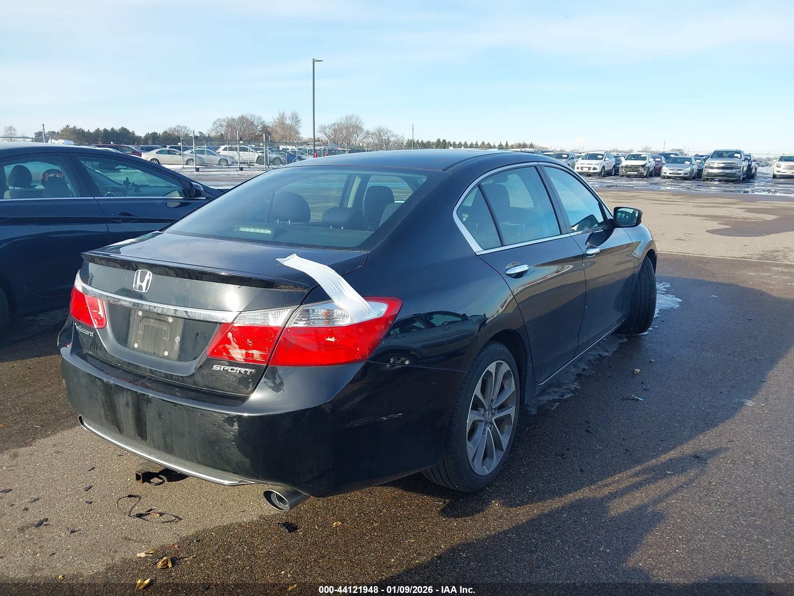 2014 Honda Accord Sport Black vin: 1HGCR2F56EA251402