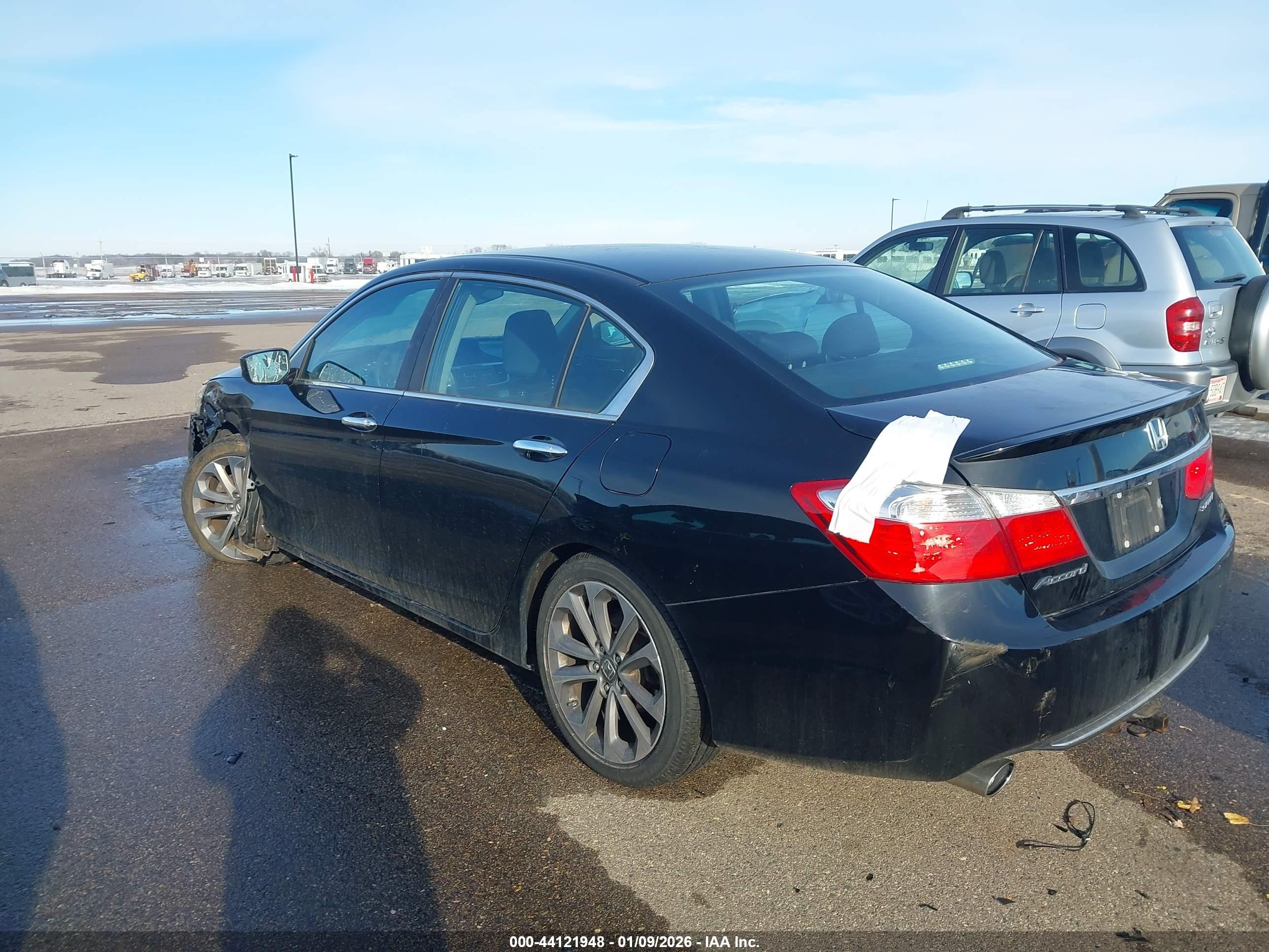 2014 Honda Accord Sport Black vin: 1HGCR2F56EA251402