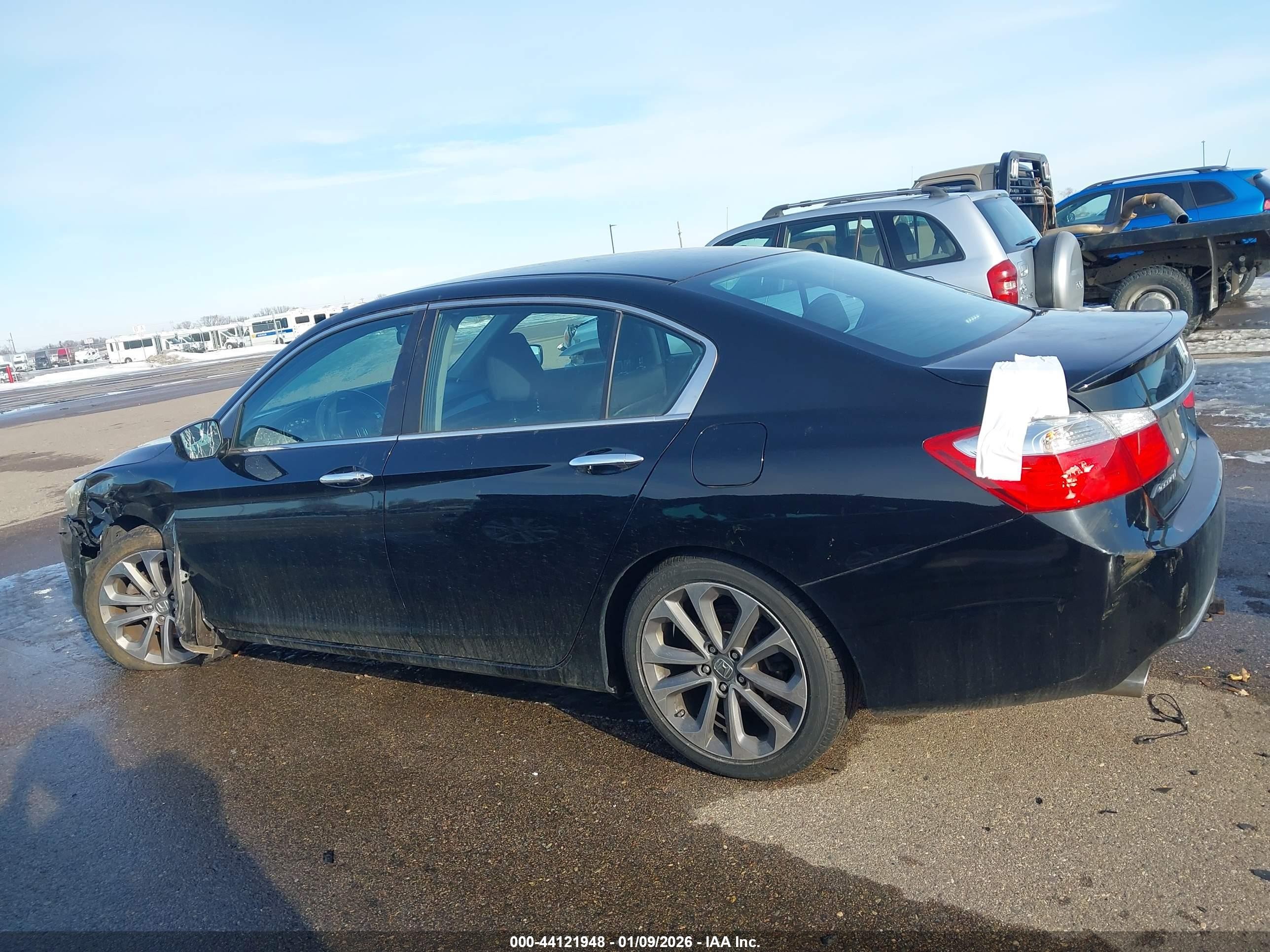 2014 Honda Accord Sport Black vin: 1HGCR2F56EA251402