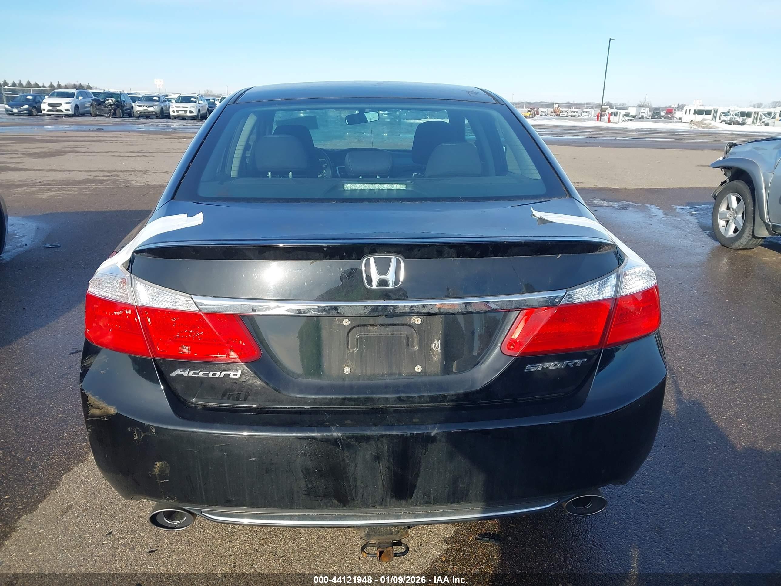 2014 Honda Accord Sport Black vin: 1HGCR2F56EA251402