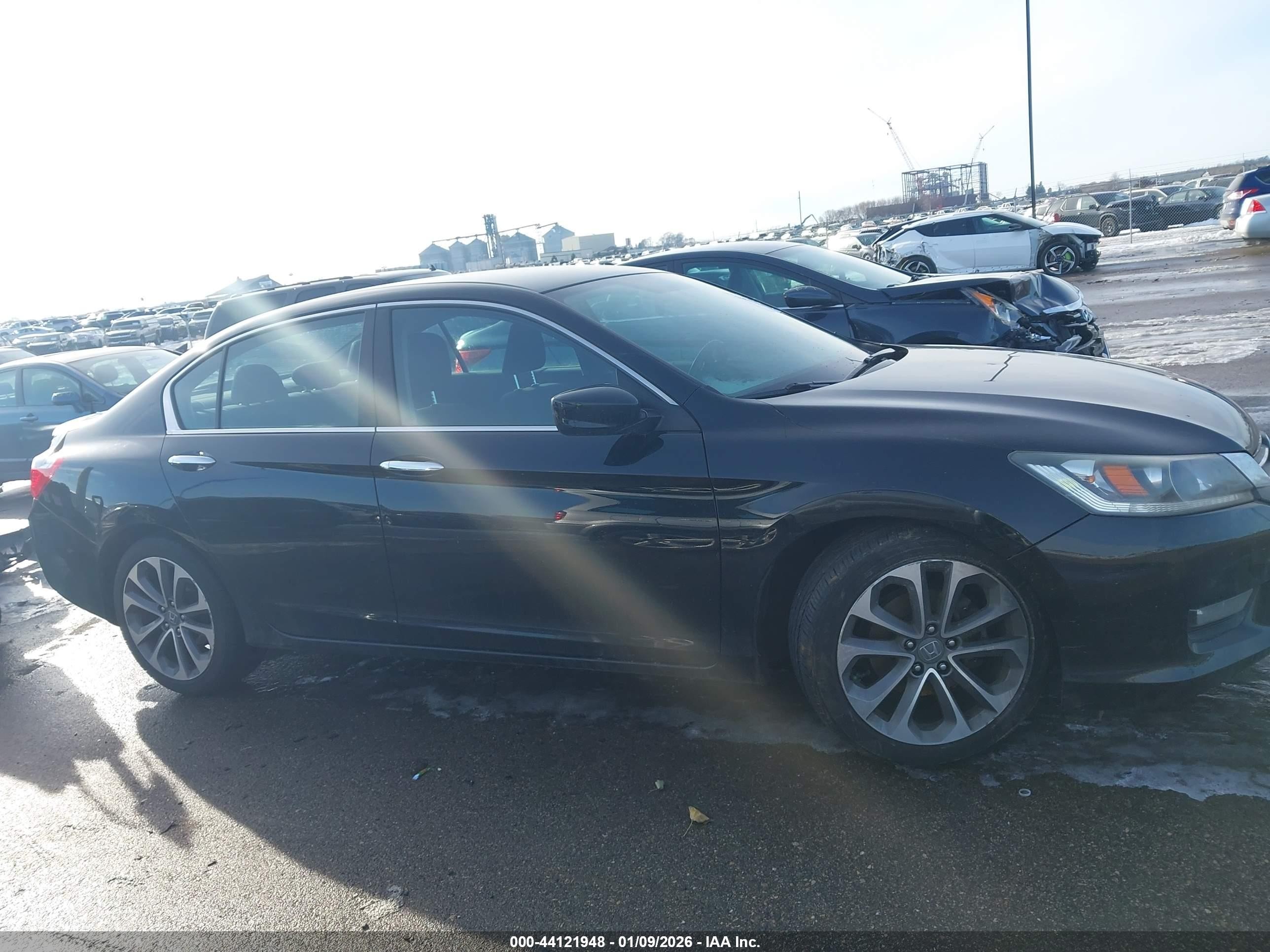 2014 Honda Accord Sport Black vin: 1HGCR2F56EA251402