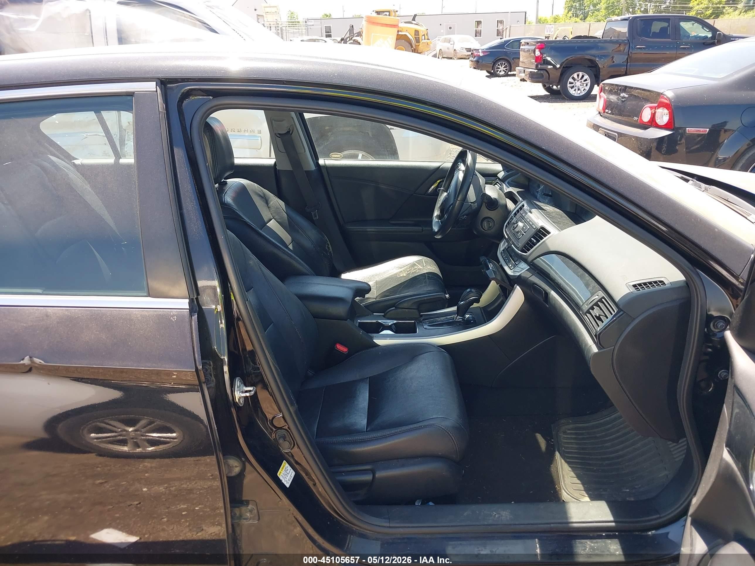 2014 Honda Accord Sport Black vin: 1HGCR2F56EA266918