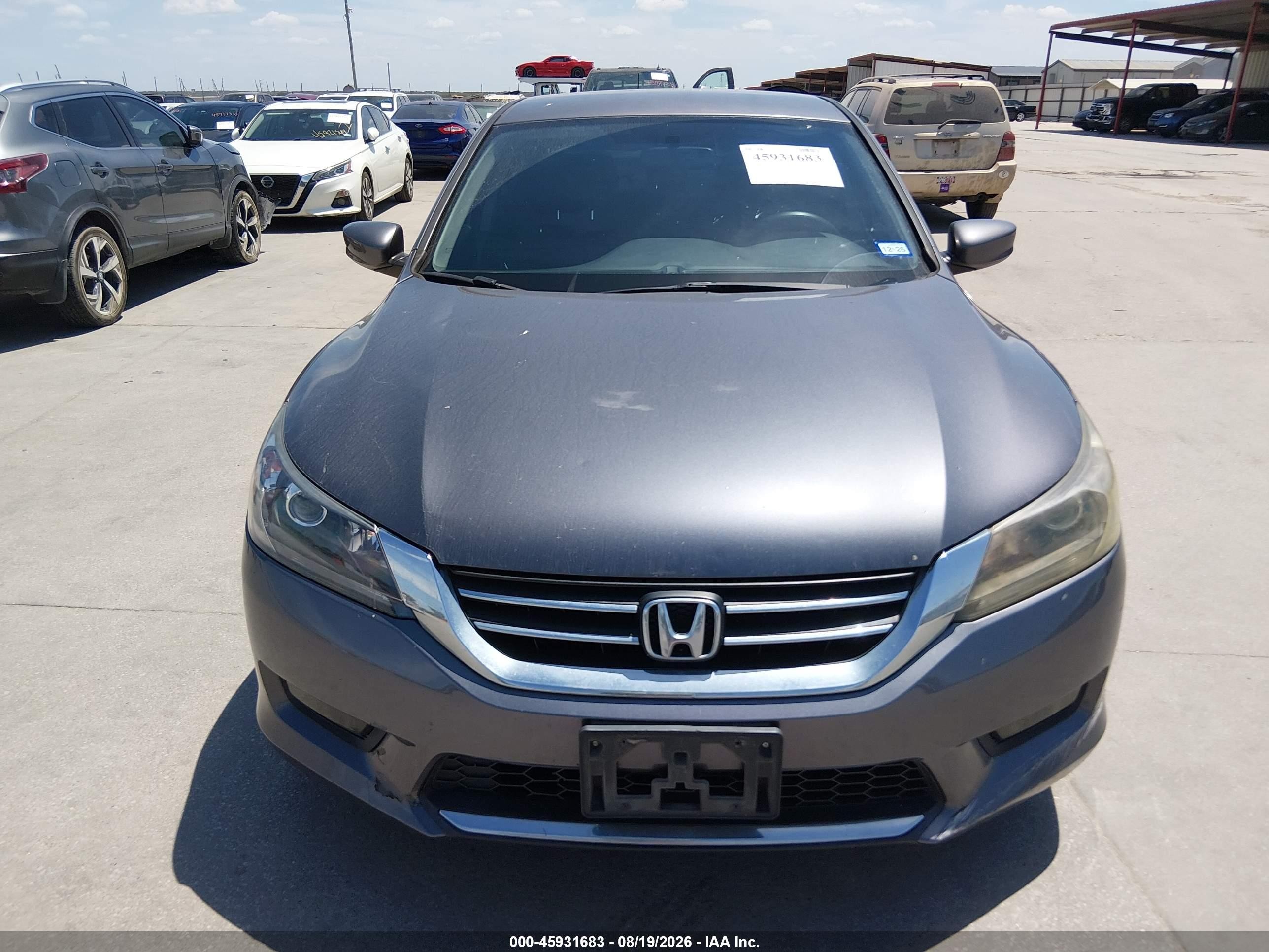 2014 Honda Accord Sport Gray vin: 1HGCR2F56EA274520