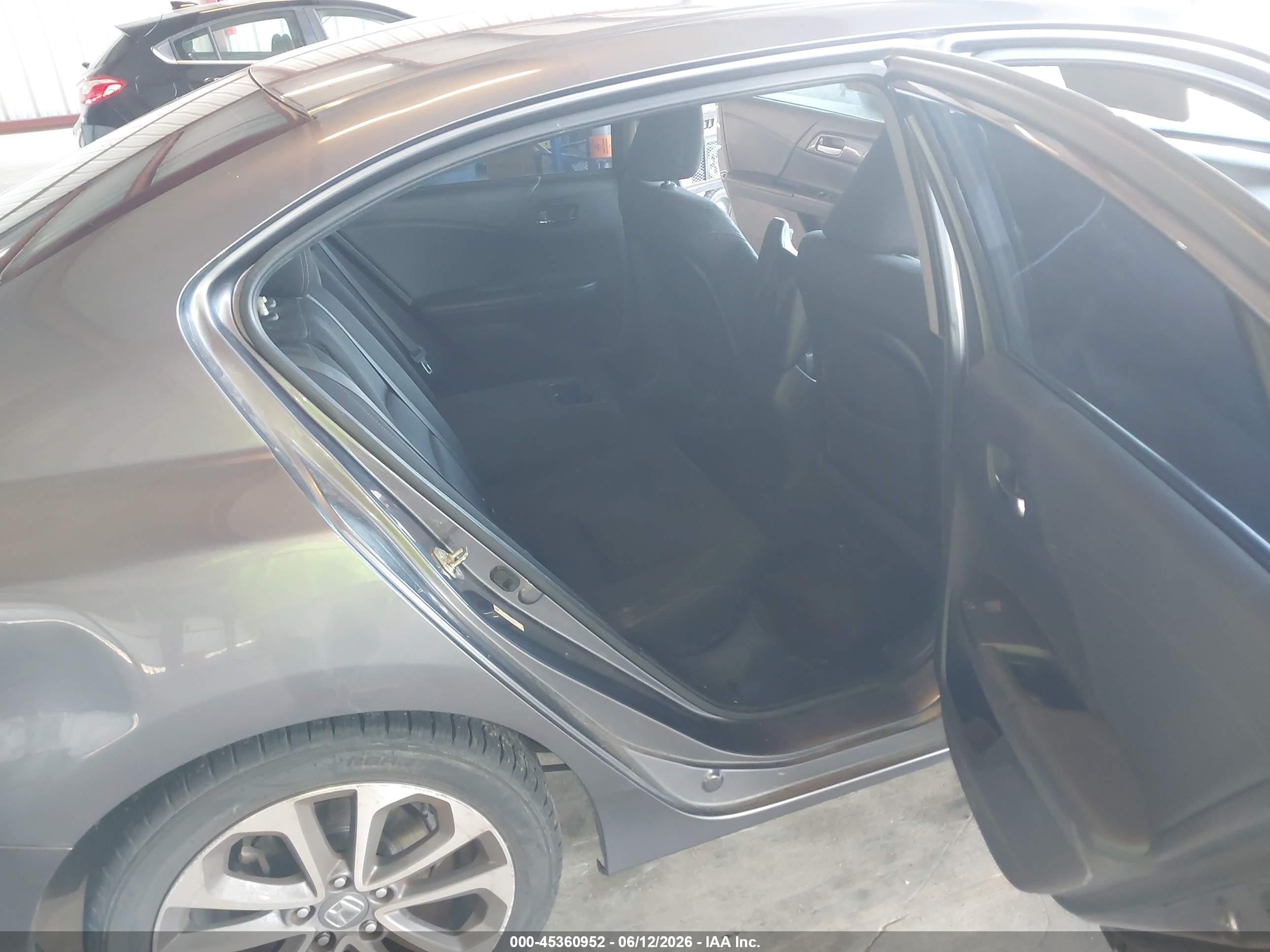 2014 Honda Accord Sport Серый vin: 1HGCR2F56EA296355