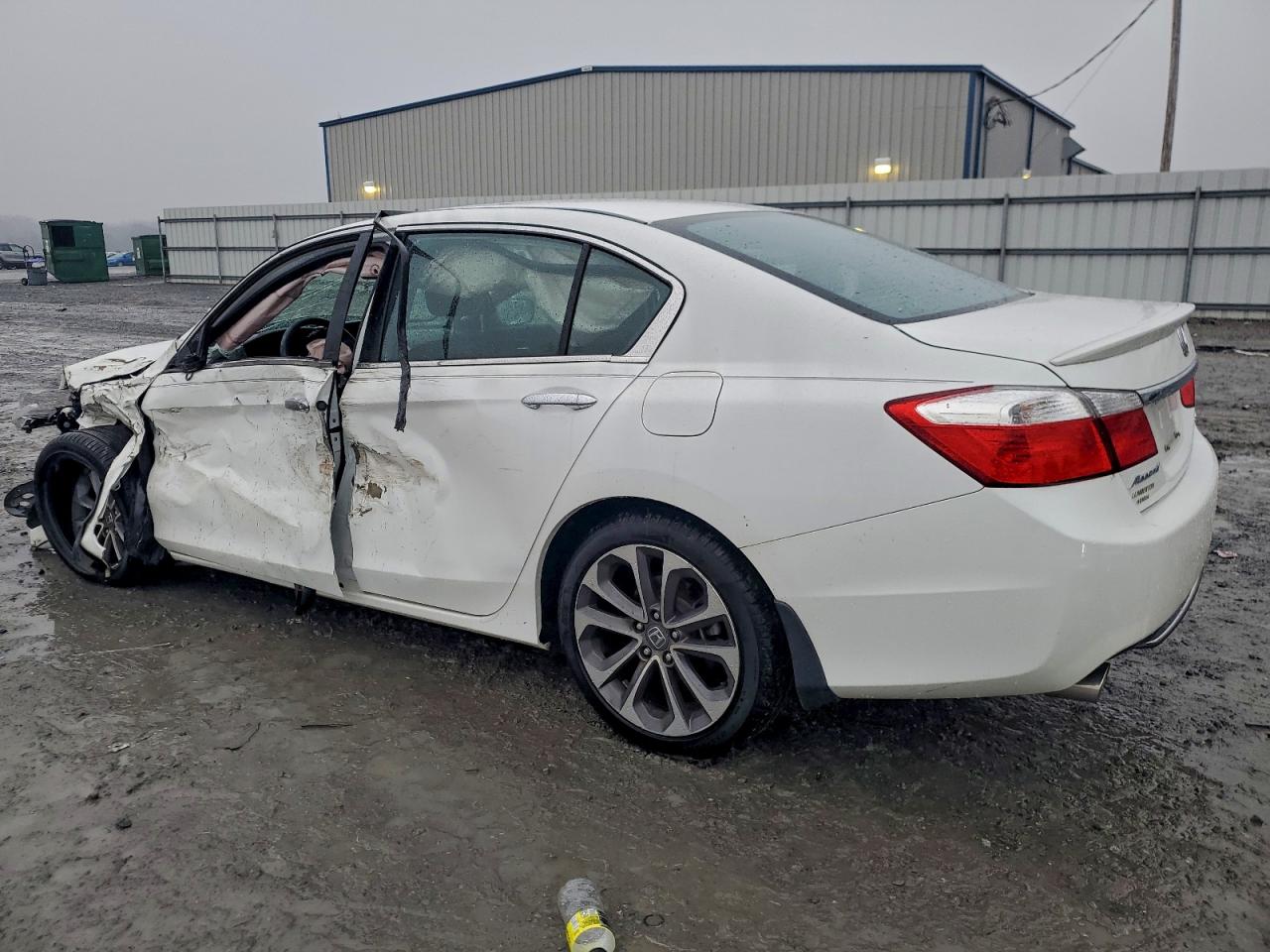 2015 Honda Accord Sport Белый vin: 1HGCR2F56FA006584