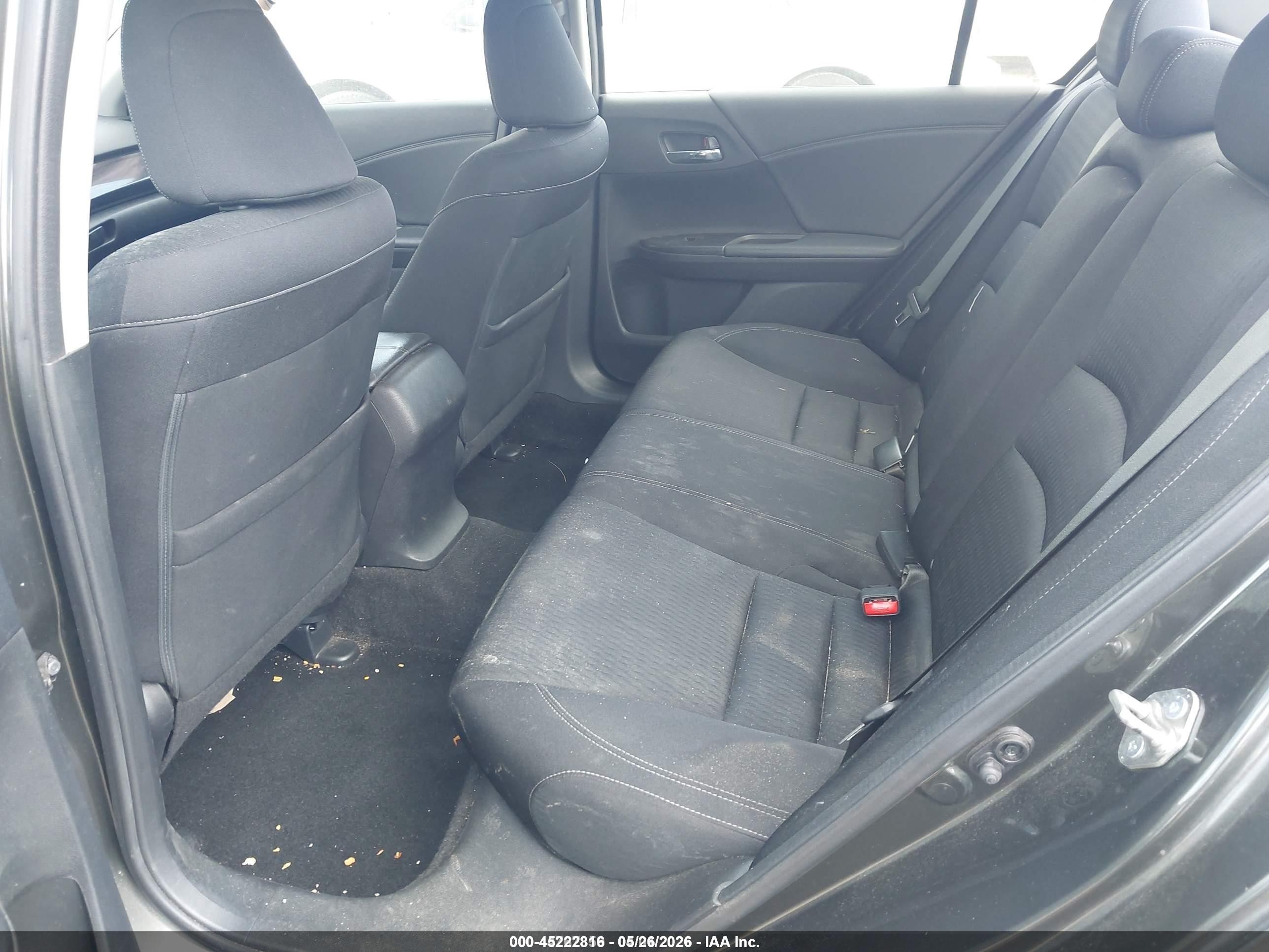 2015 Honda Accord Sport Серый vin: 1HGCR2F56FA023983