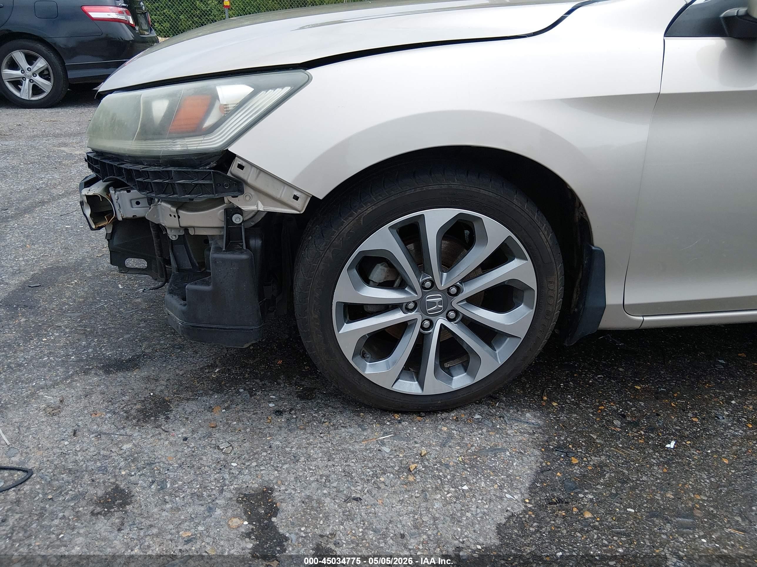 2015 Honda Accord Sport Золотой vin: 1HGCR2F56FA034238