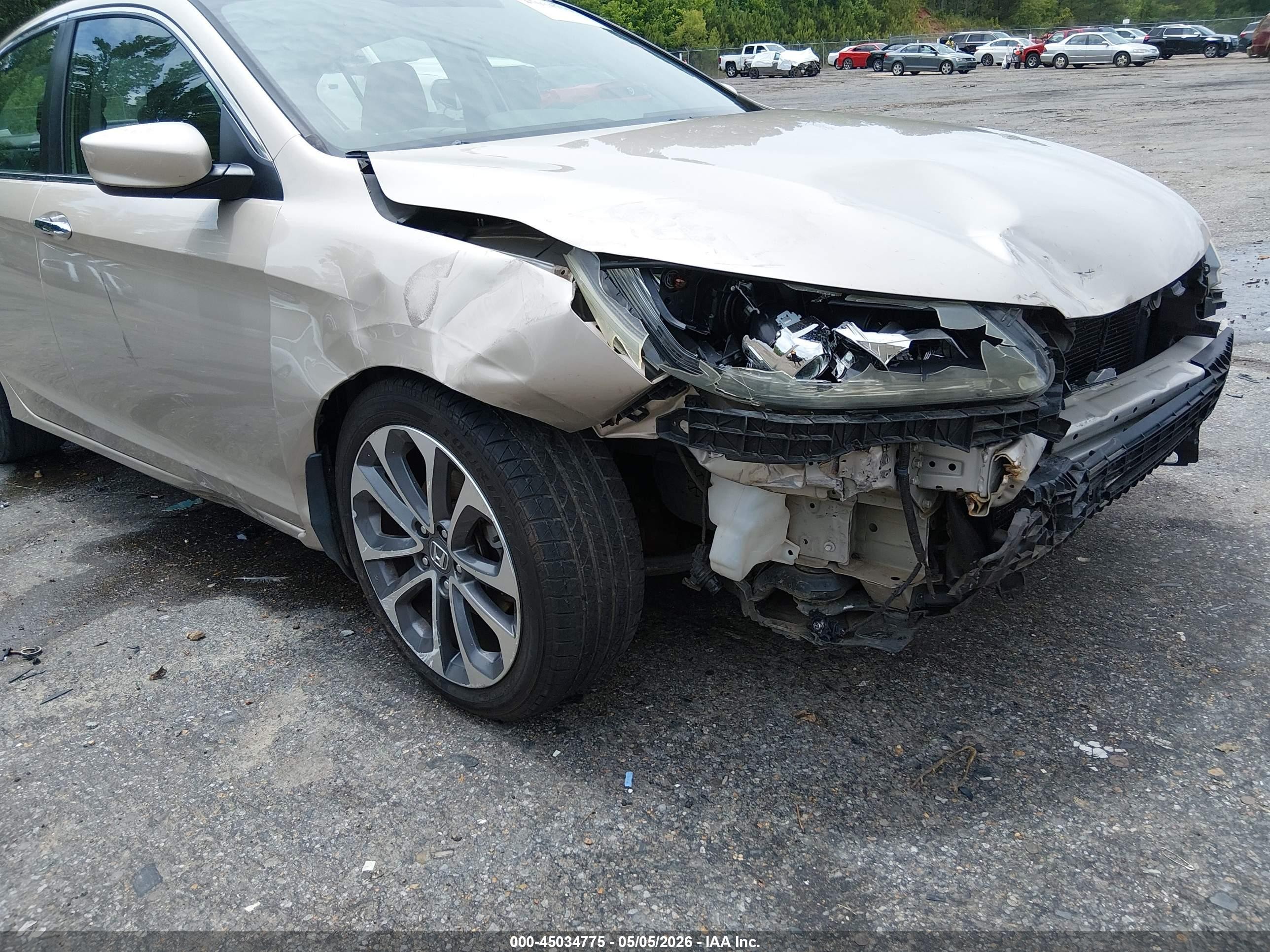 2015 Honda Accord Sport Золотой vin: 1HGCR2F56FA034238