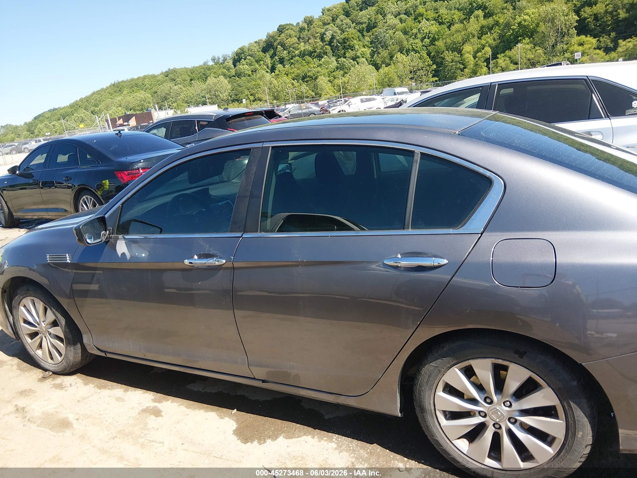 2015 Honda Accord Sport Серый vin: 1HGCR2F56FA039228
