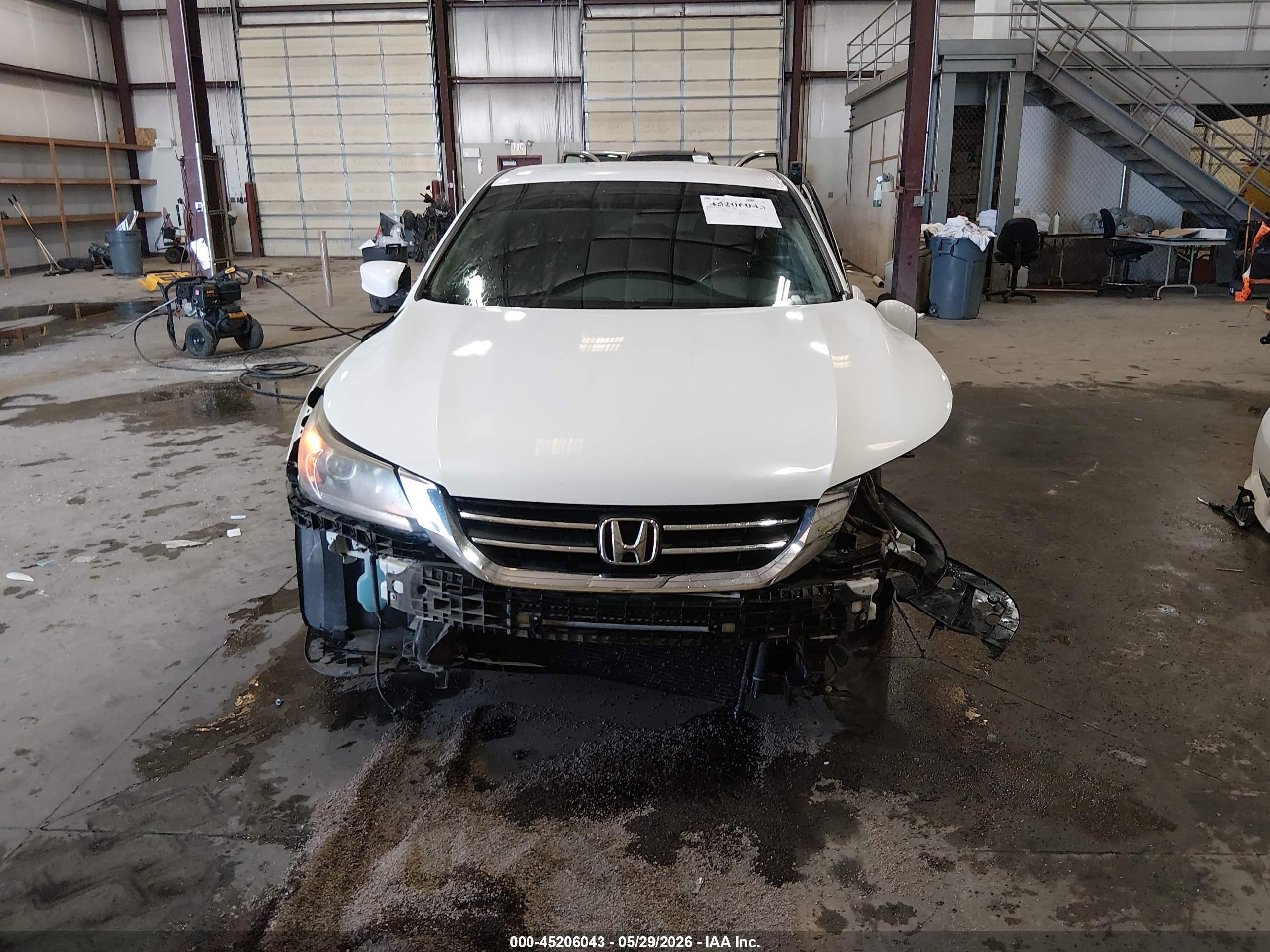2015 Honda Accord Sport Белый vin: 1HGCR2F56FA052559