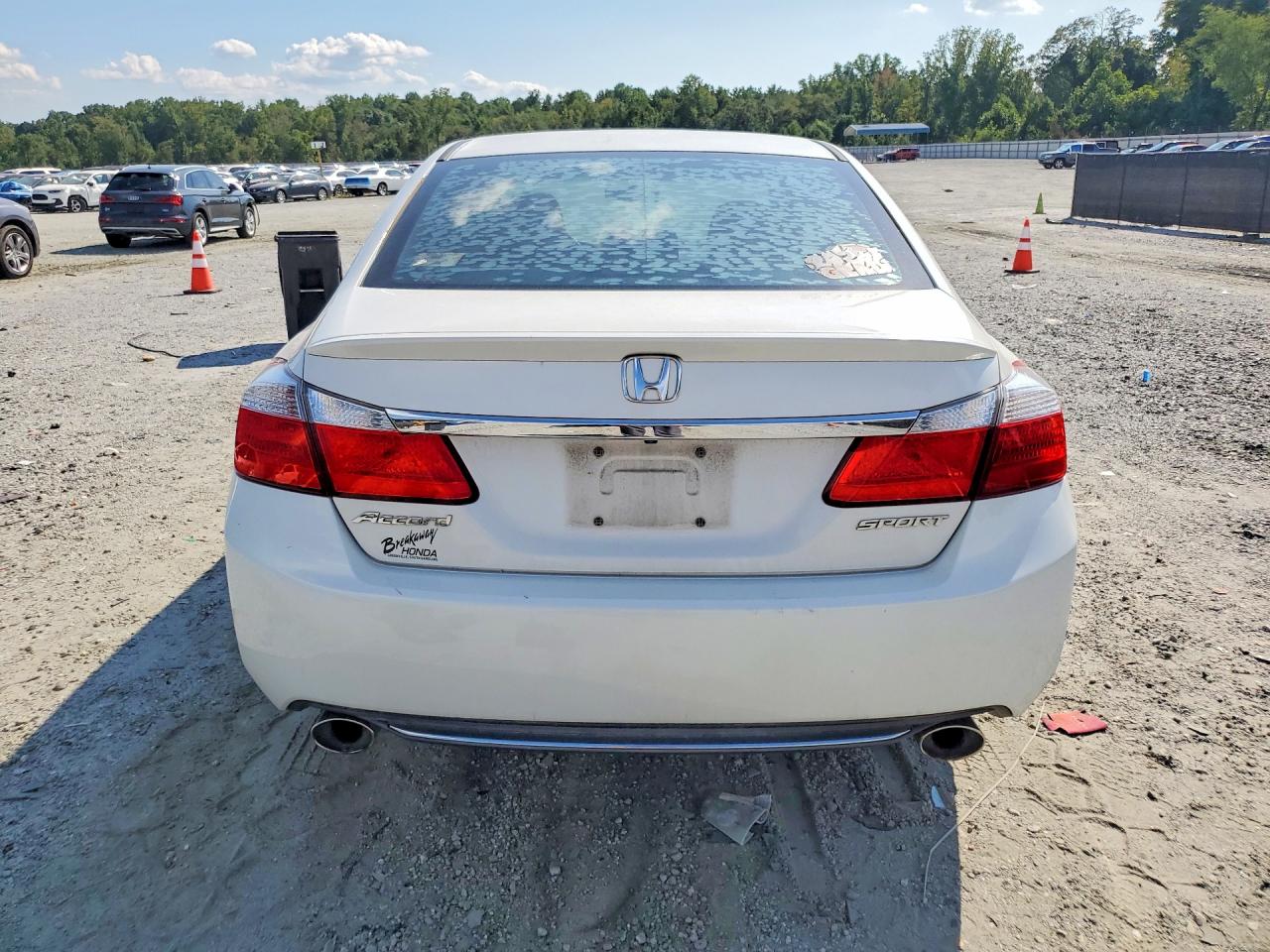 2015 Honda Accord Sport White vin: 1HGCR2F56FA061567