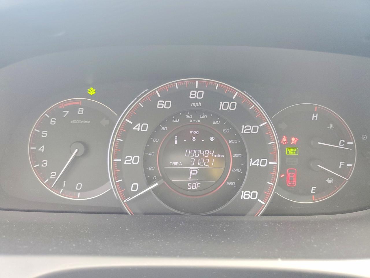 2015 Honda Accord Sport Gray vin: 1HGCR2F56FA063609