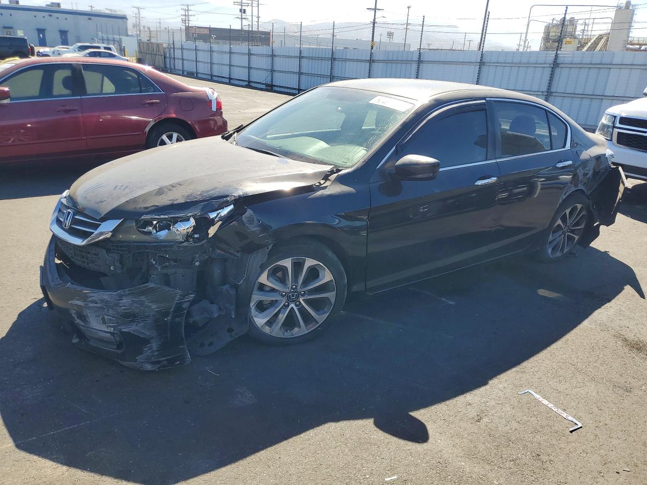 2015 Honda Accord Sport Black vin: 1HGCR2F56FA064596