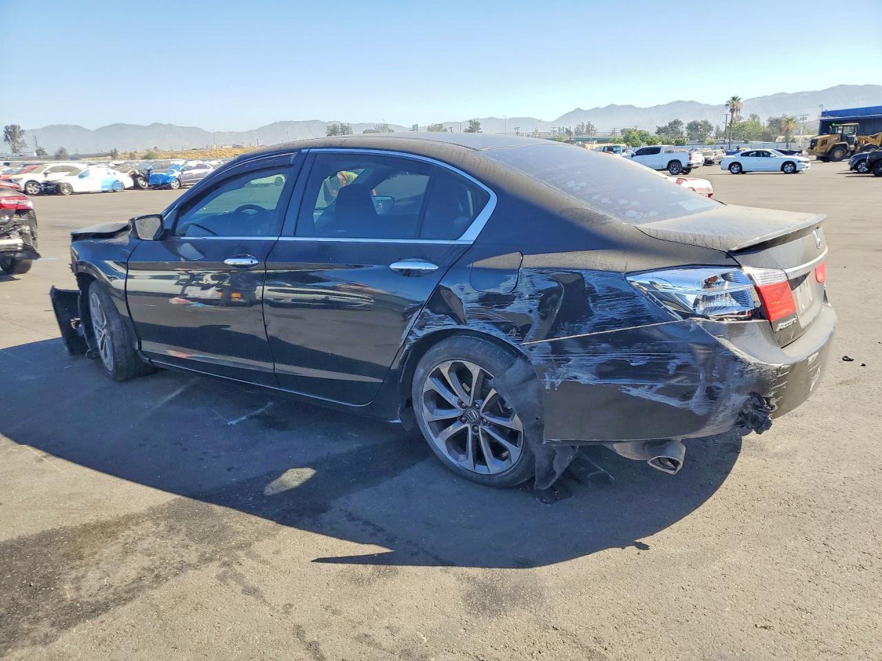 2015 Honda Accord Sport Black vin: 1HGCR2F56FA064596