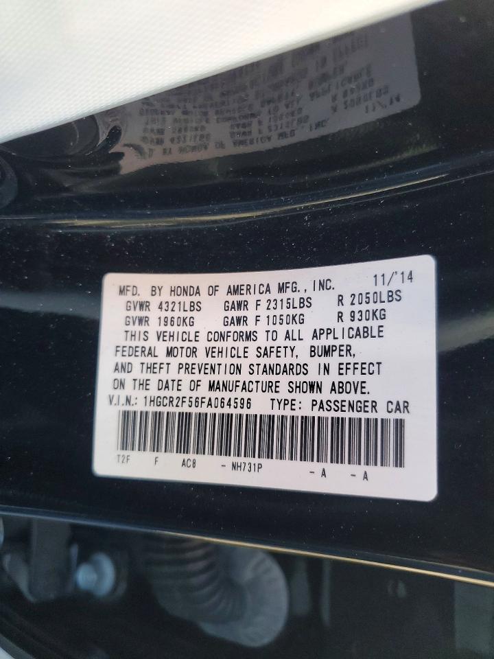 2015 Honda Accord Sport Black vin: 1HGCR2F56FA064596